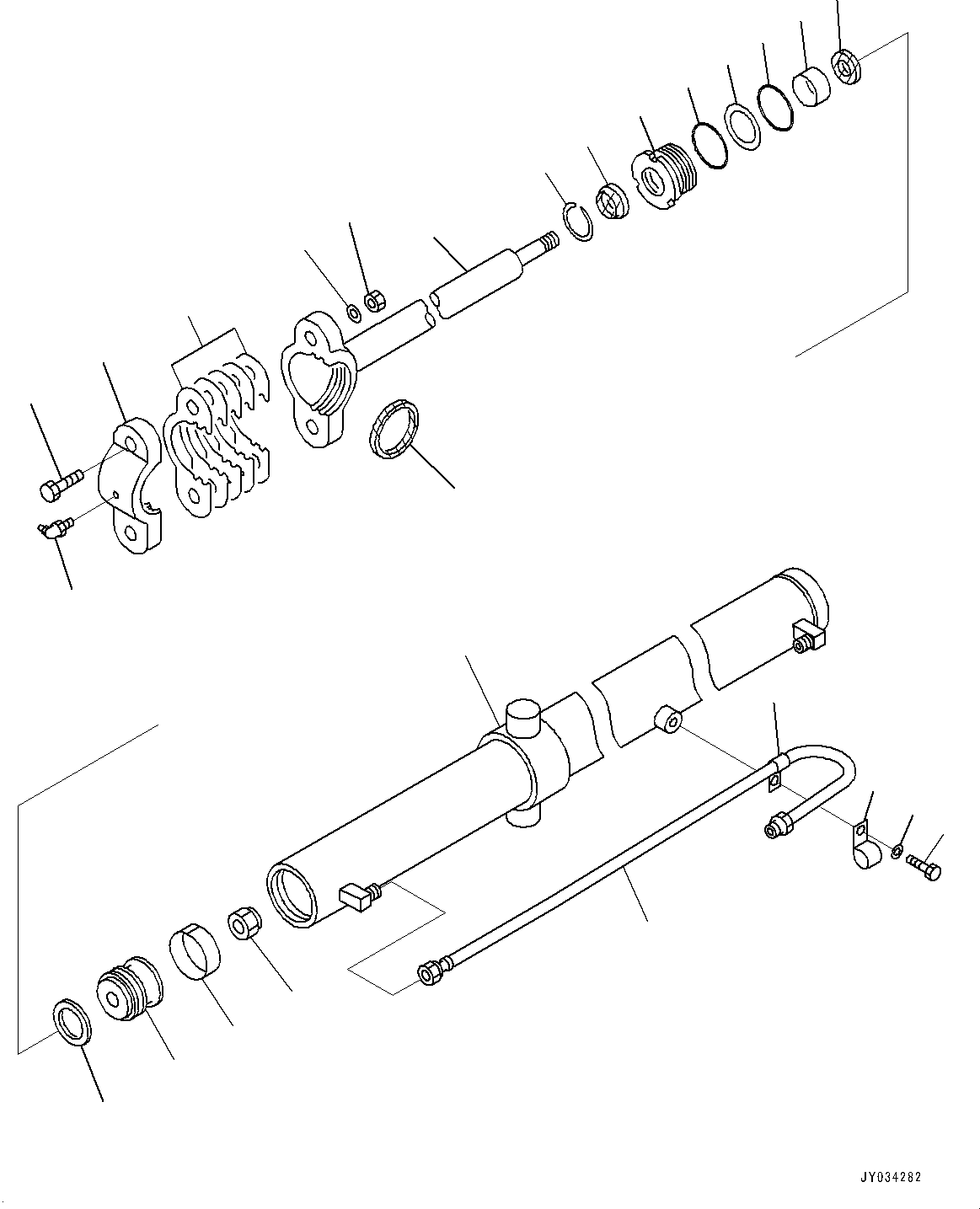Цилиндр 238-63-12341 KOMATSU