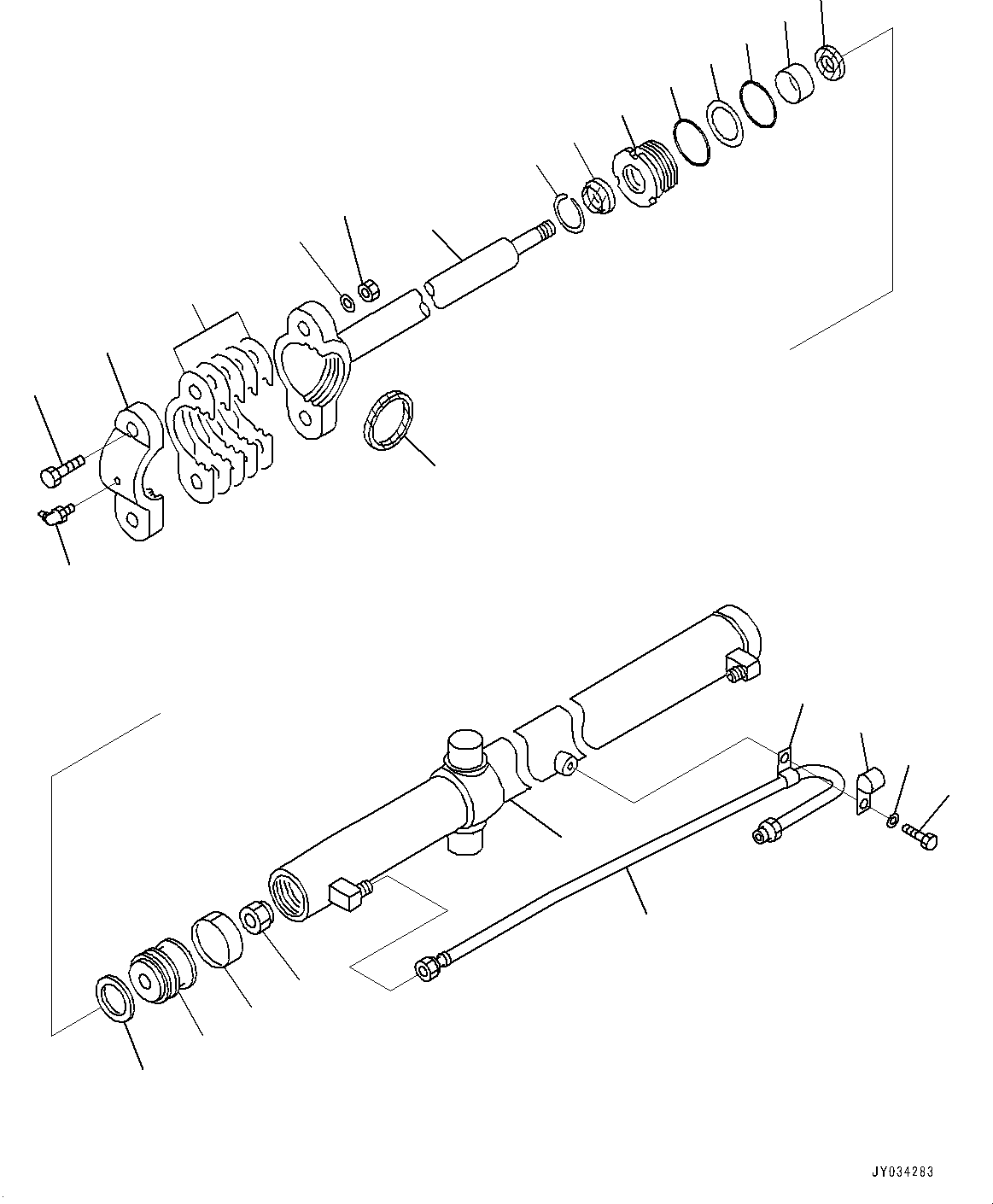 Трубка 23B-60-16970 KOMATSU