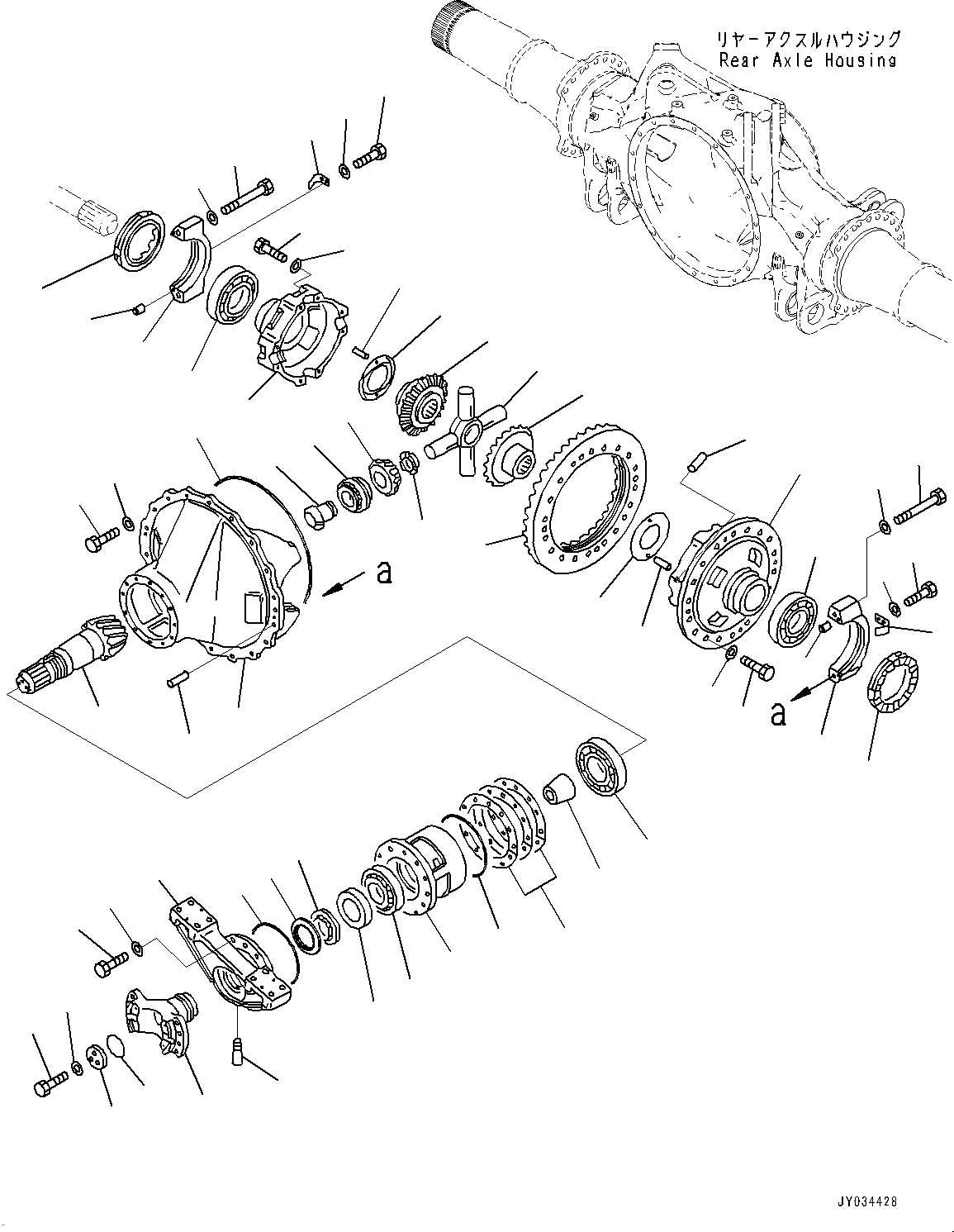 Axle Assembly, KOMATSU Traction Control System (K-TCS) 566-22-85600 KOMATSU