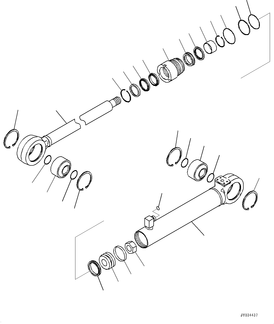 Головка цилиндра 707-29-75240 KOMATSU