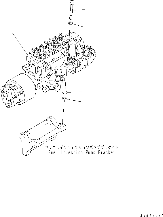 INJECTION PUMP ASS'Y,(SEE FIG.A4010-B3N4) (\0\6150-72-1370) KOMATSU