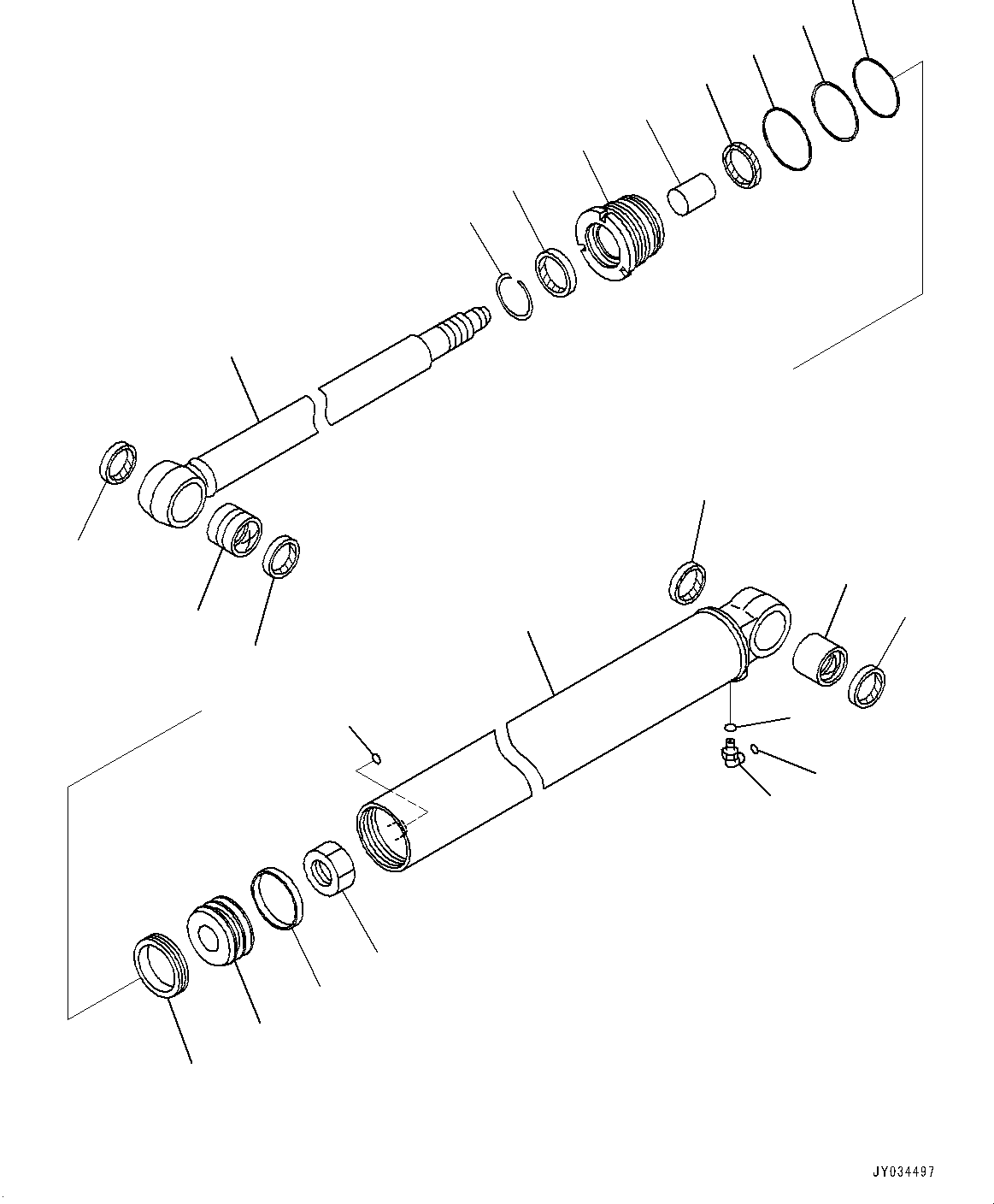 CYLINDER, ASSEMBLY 707-00-0K031 KOMATSU