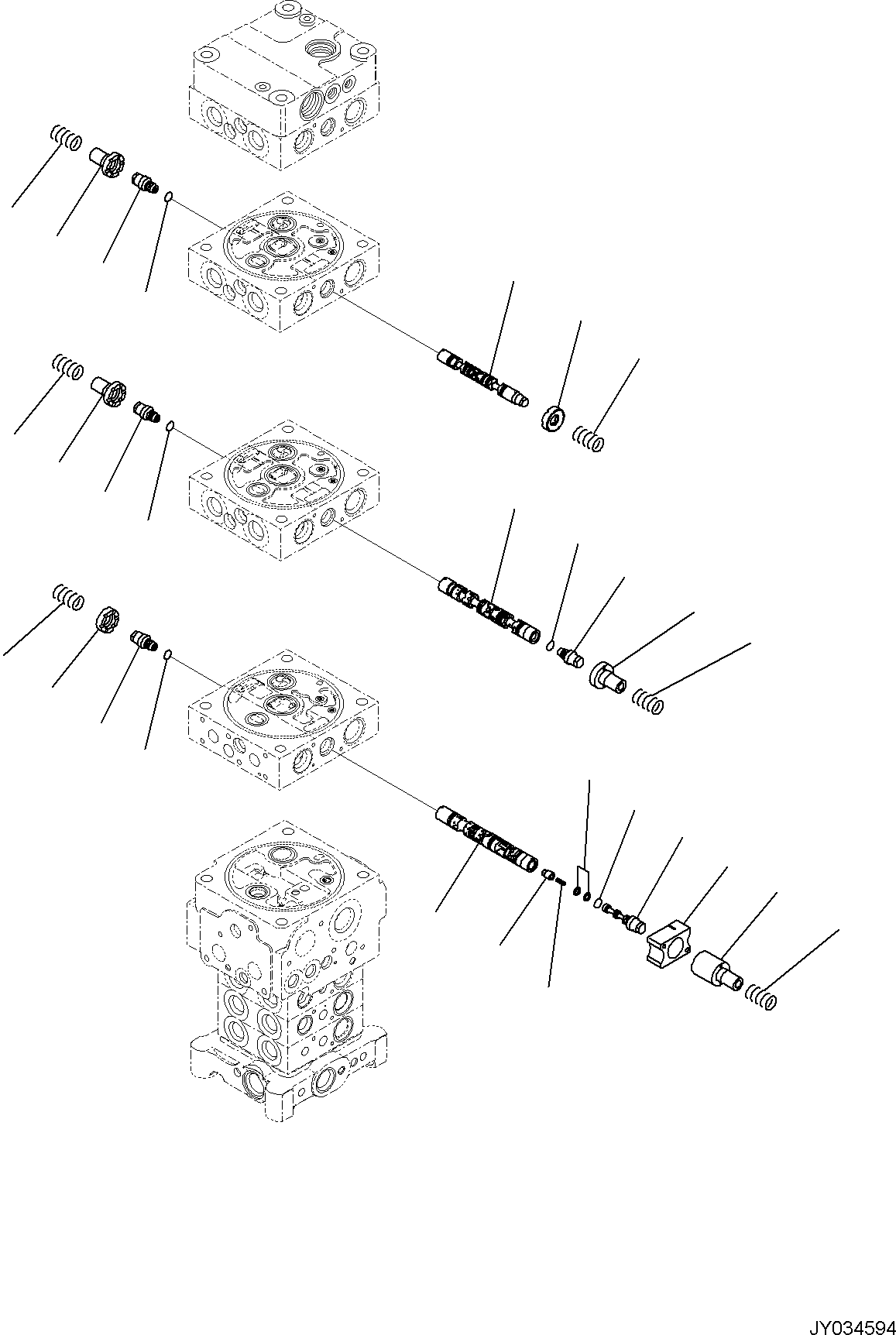 CONTROL VALVE, ASSEMBLY 723-57-21200 KOMATSU