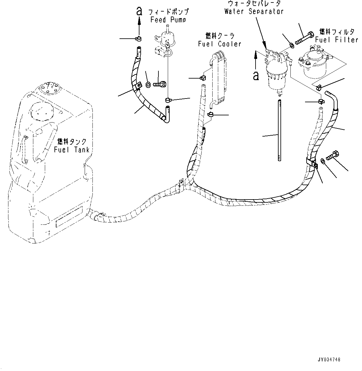 Шланг 22F-04-51510 KOMATSU