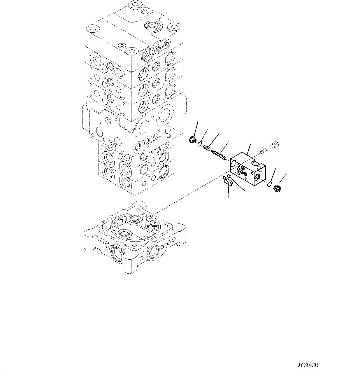 Клапан управления в сборе 723-56-21102 KOMATSU