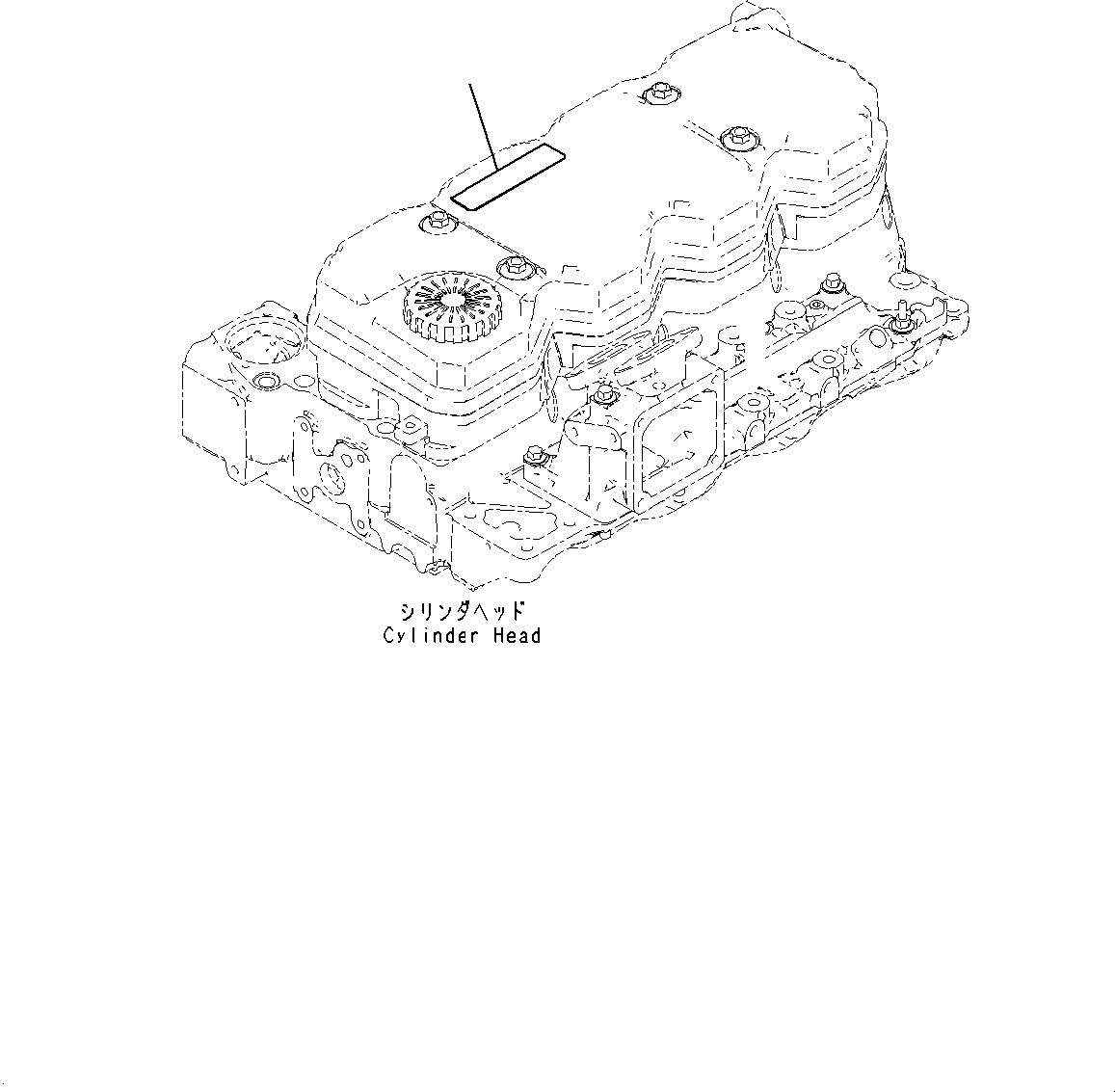 Наклейка (6754-71-1992) KOMATSU