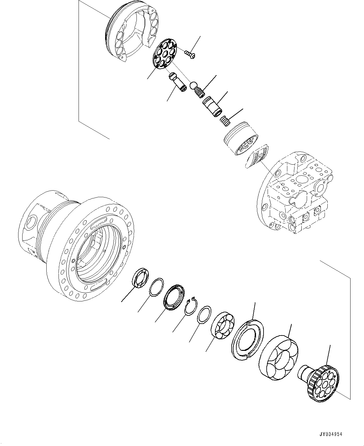 Кольцо подшипника (706-8H-41240) KOMATSU