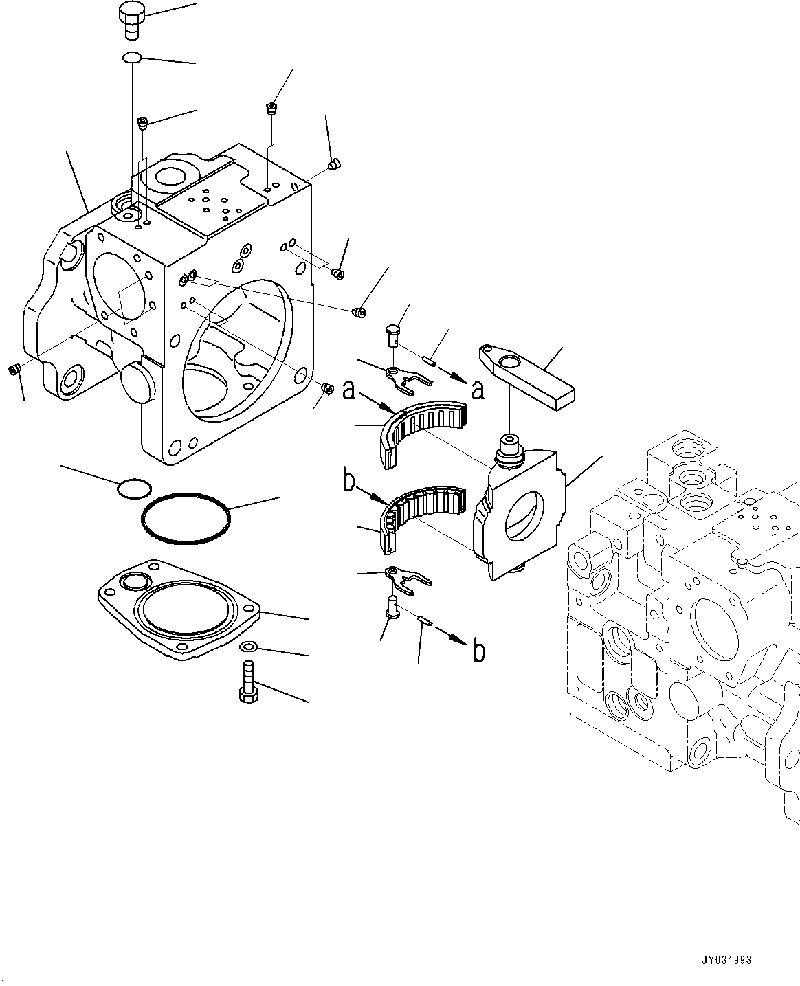 Case Assembly, Rear (720-2L-04180) KOMATSU