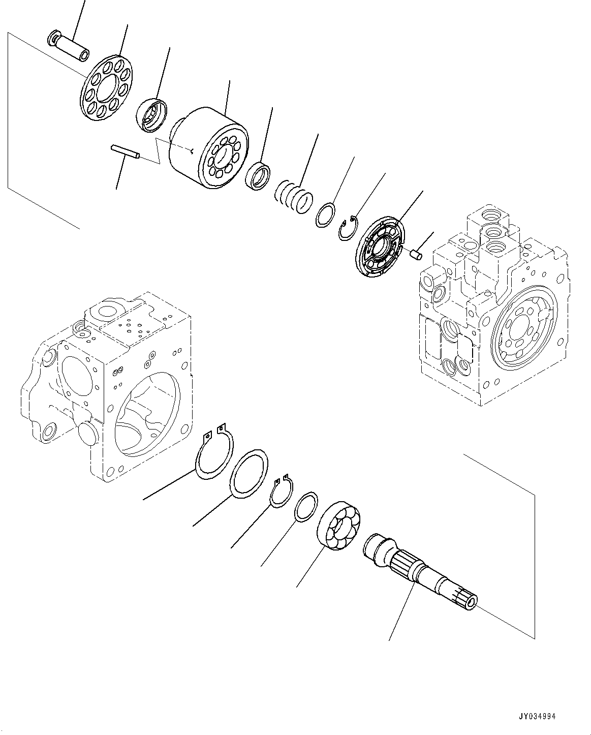 Block Assembly, Rear (720-2L-04340) KOMATSU