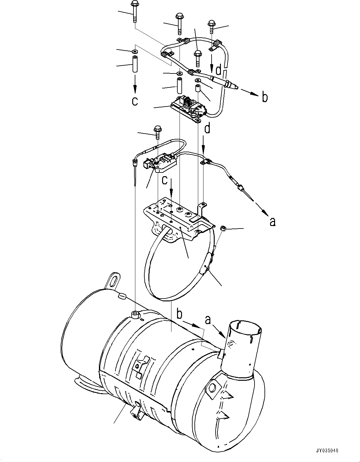 SCR Assembly 6544-01-0180 KOMATSU
