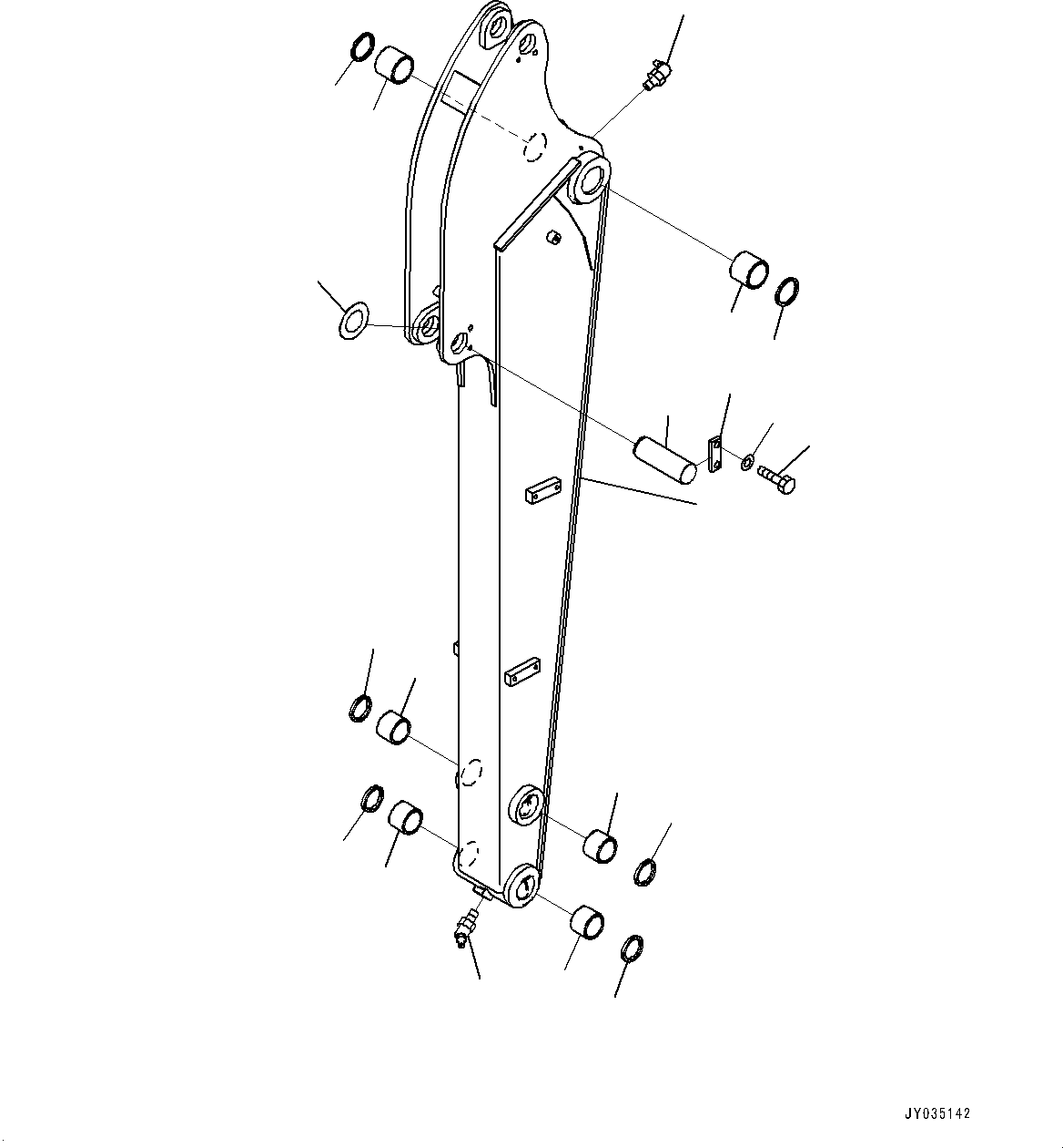ARM, ASSEMBLY 22N-70-31411 KOMATSU