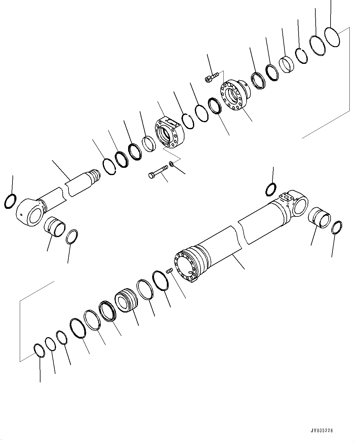 Головка цилиндра 707-97-07700 KOMATSU