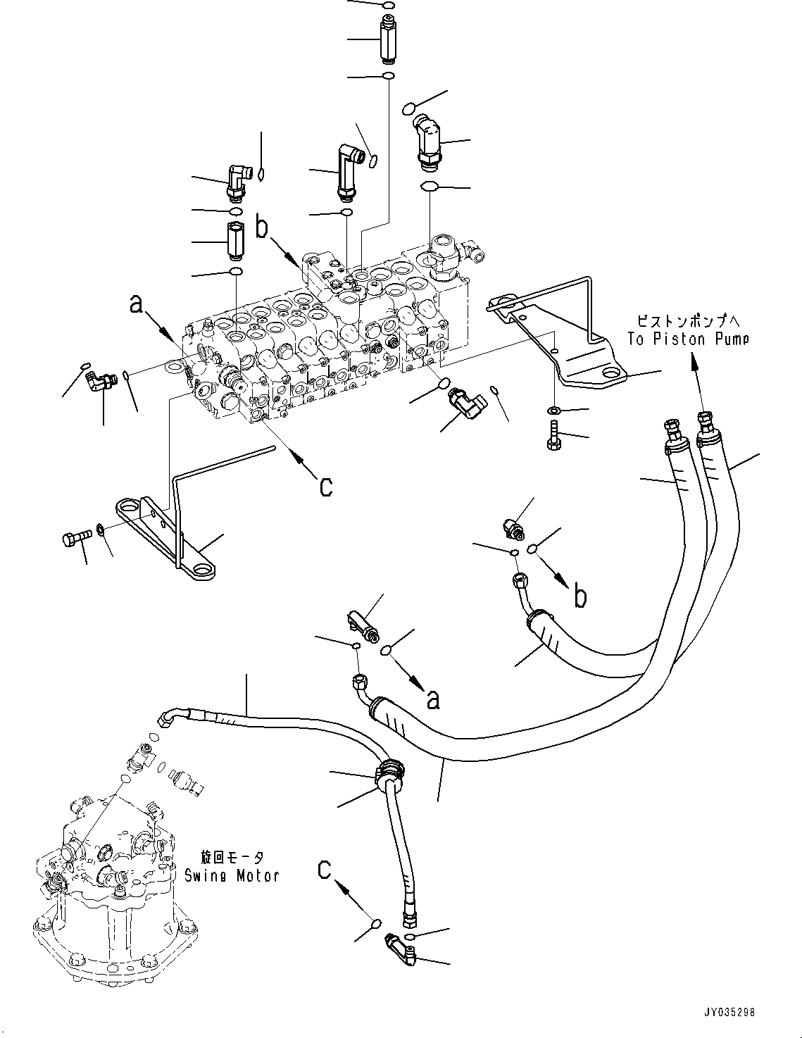 Кронштейн 22F-60-51410 KOMATSU