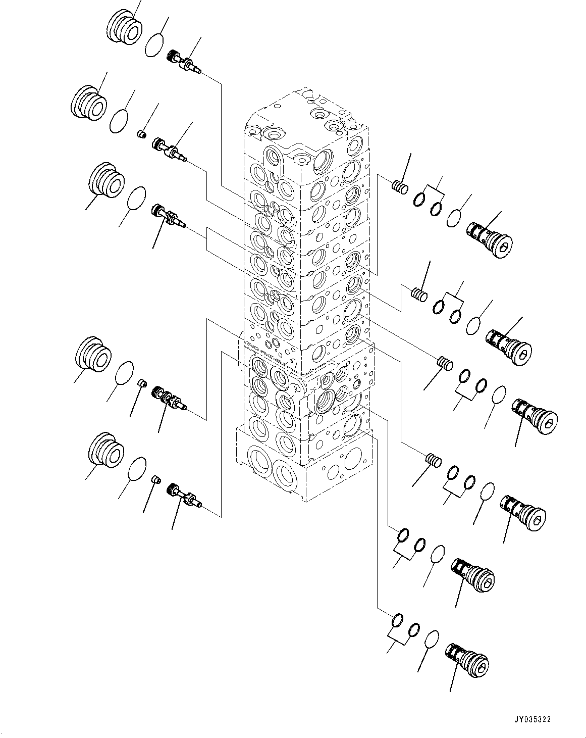 VALVE, SUBASSEMBLY \0\ 723-10-61100 KOMATSU