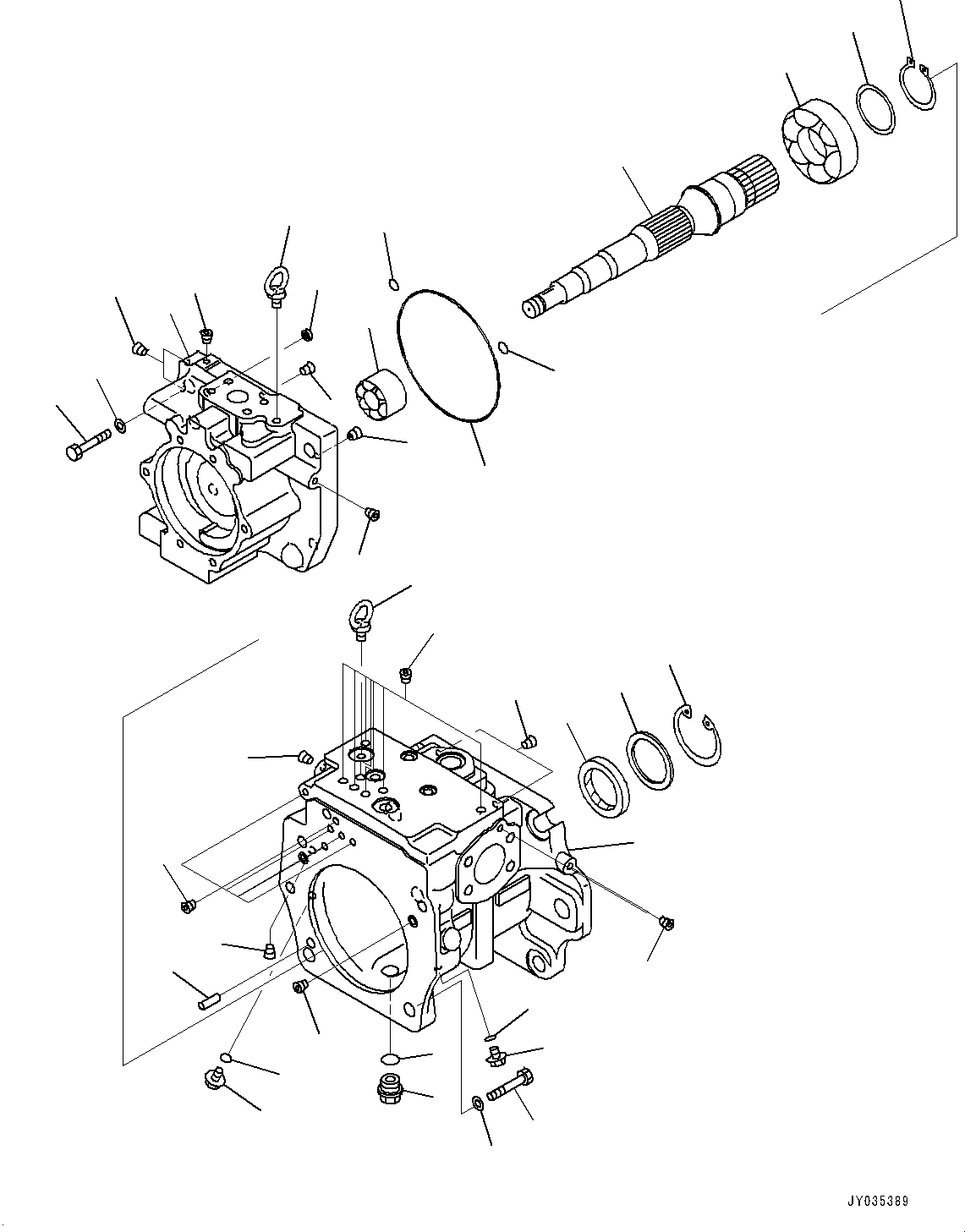 Корпус в сборе (708-1H-04270) KOMATSU