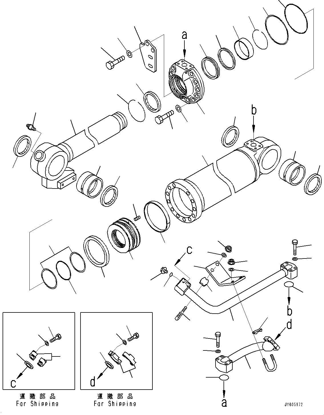 Трубка 707-86-16730 KOMATSU