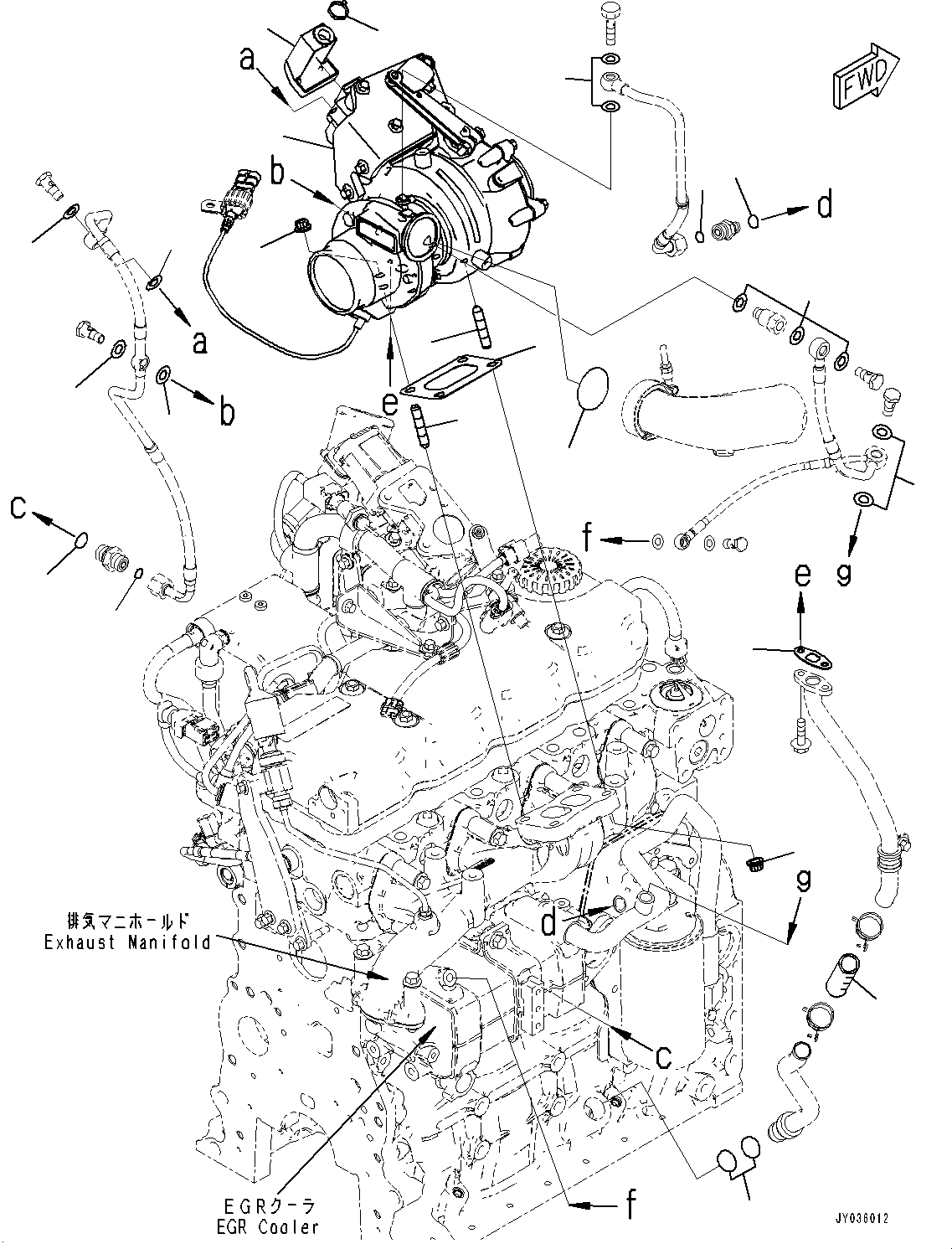 Turbocharger 6753-81-8600 KOMATSU