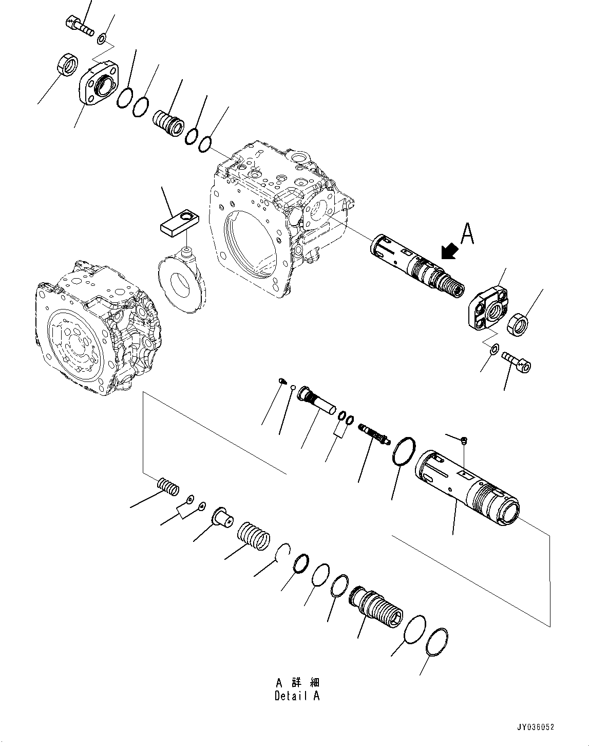 Piston Assembly, Servo 708-2H-03361 KOMATSU