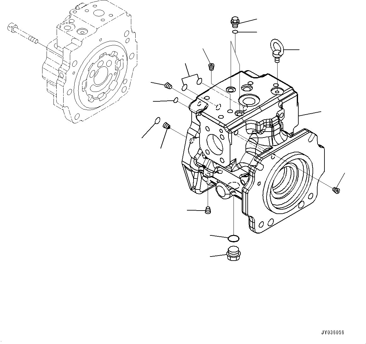 Насос (подузел) (708-1L-01760) KOMATSU