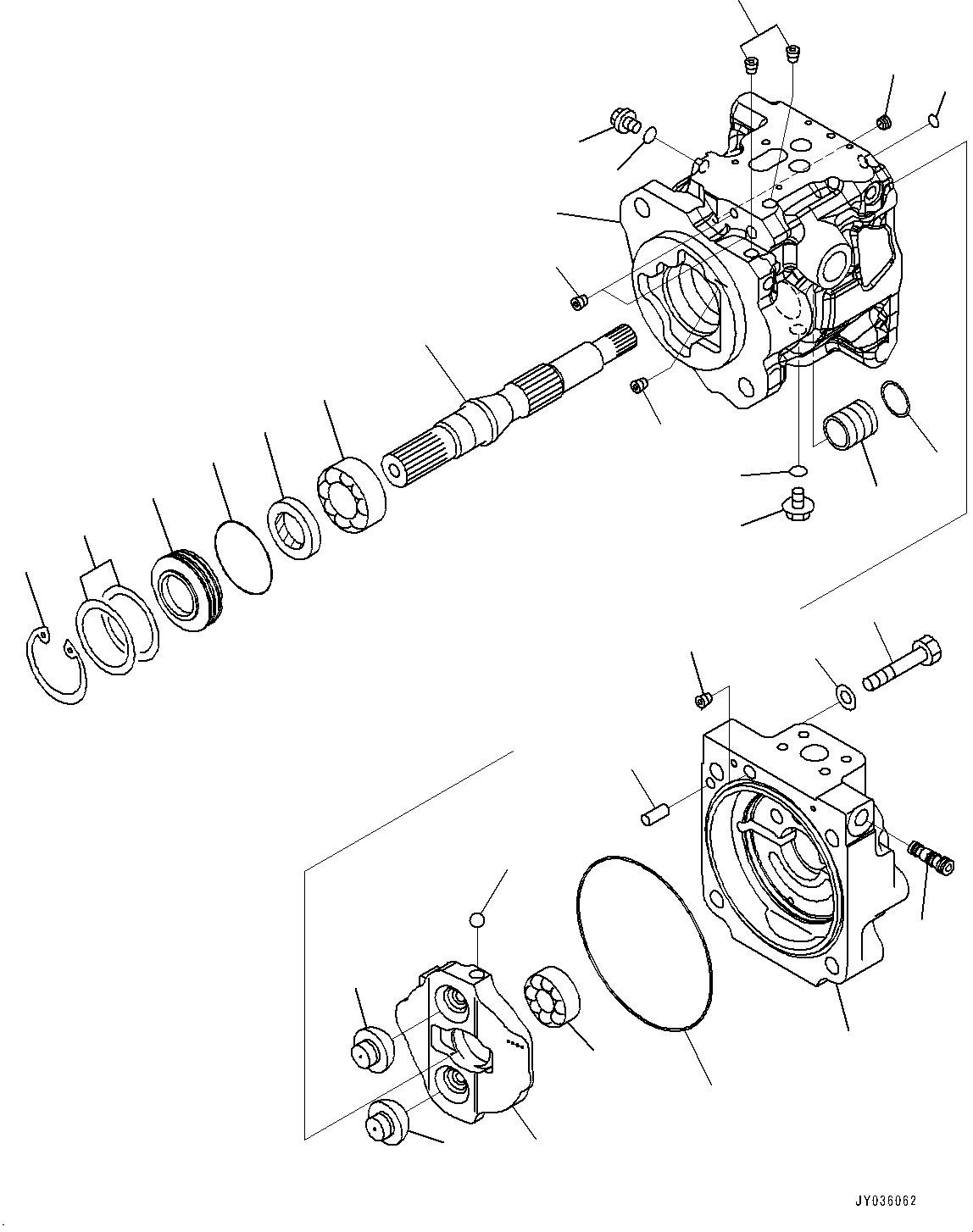 Насос (подузел) (708-1W-01550) KOMATSU
