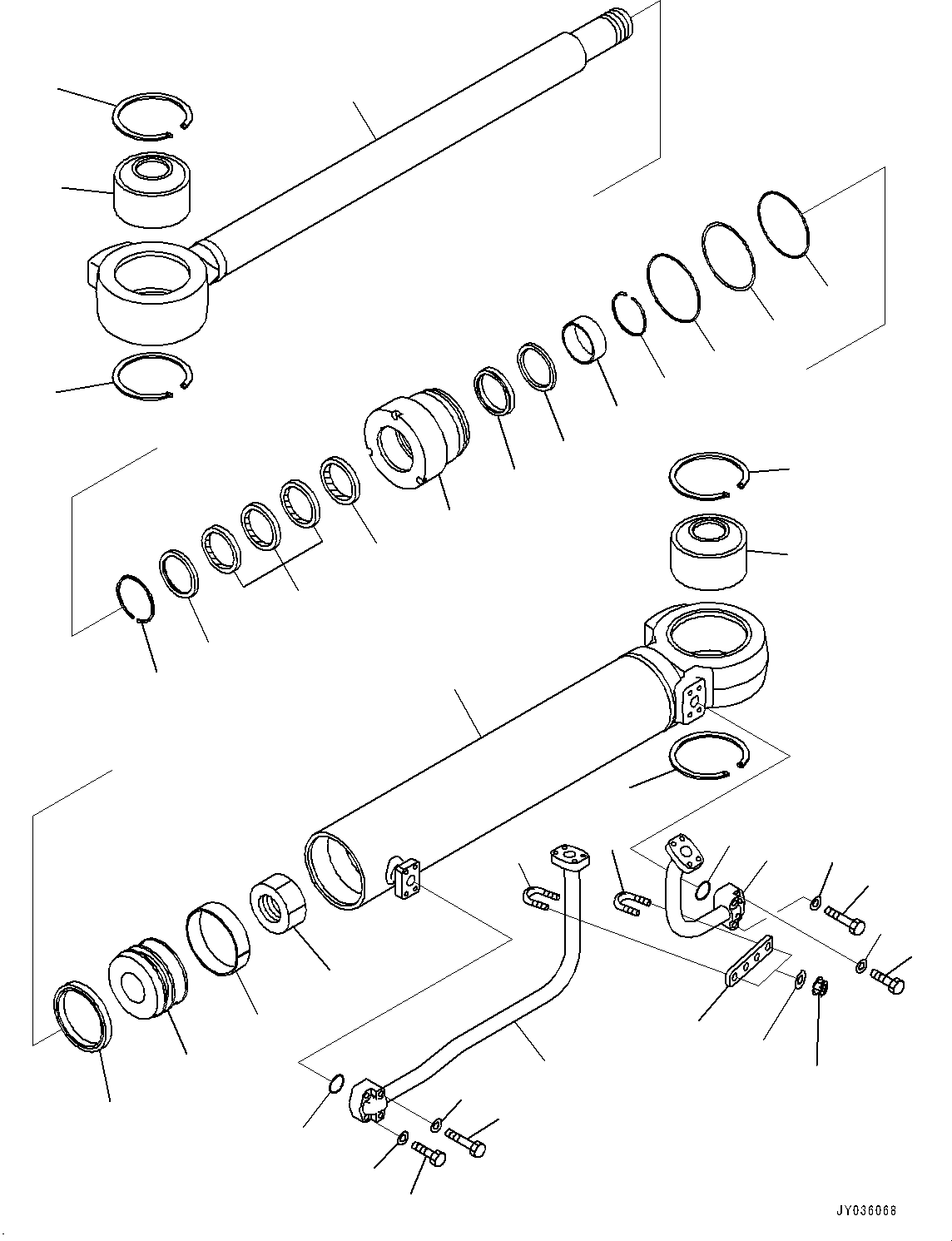 Трубка 707-86-69930 KOMATSU