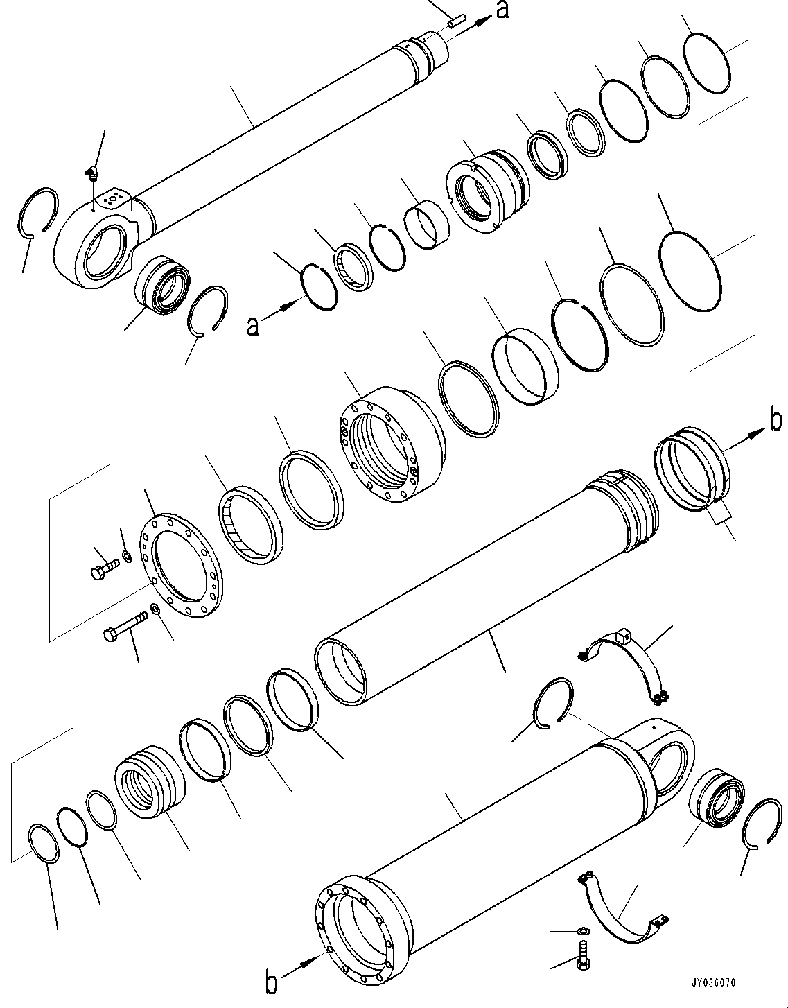 O-ring, (Kit : K17) 07000-B5280 KOMATSU