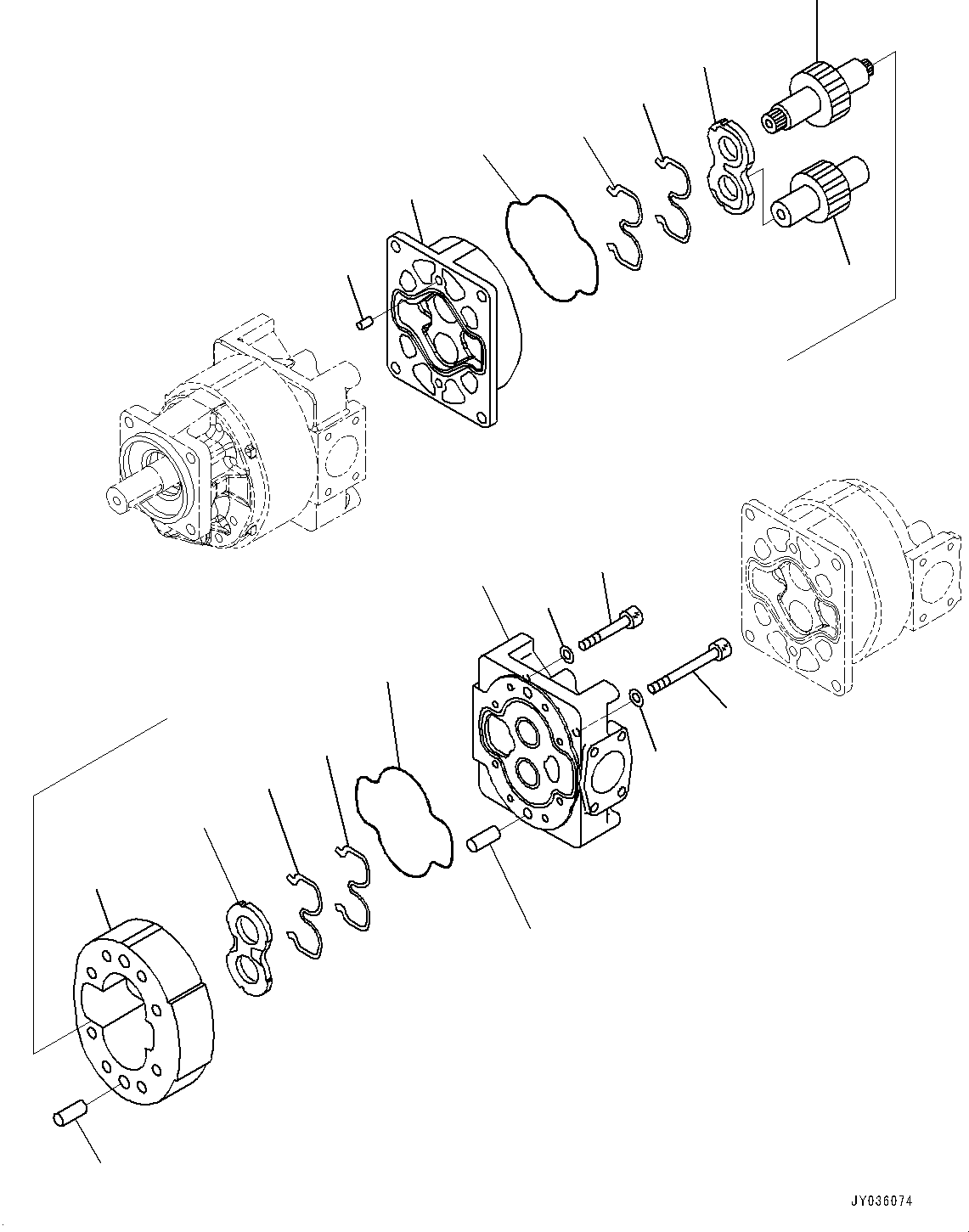 Шестерня ведущая (705-18-48460) KOMATSU