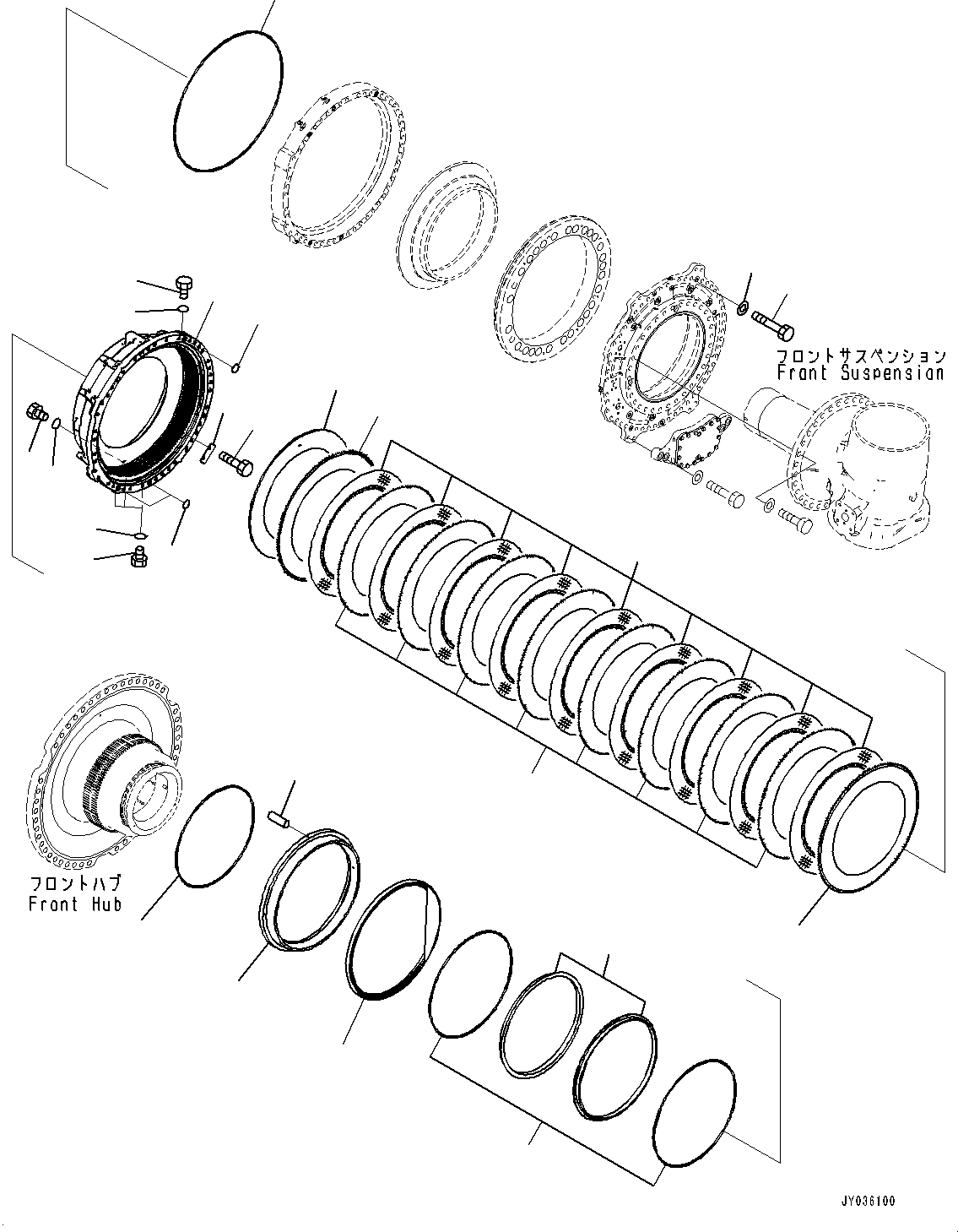 Шестерня наружная 562-32-55210 KOMATSU