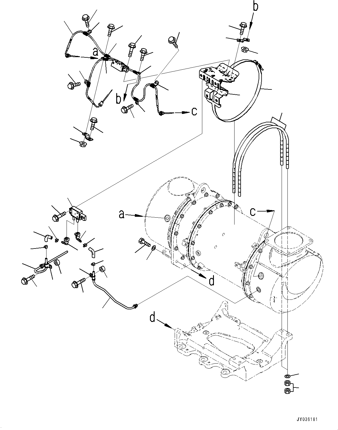 Komatsu Diesel Particulate Filter (KDPF) Assembly 6536-01-0100 KOMATSU