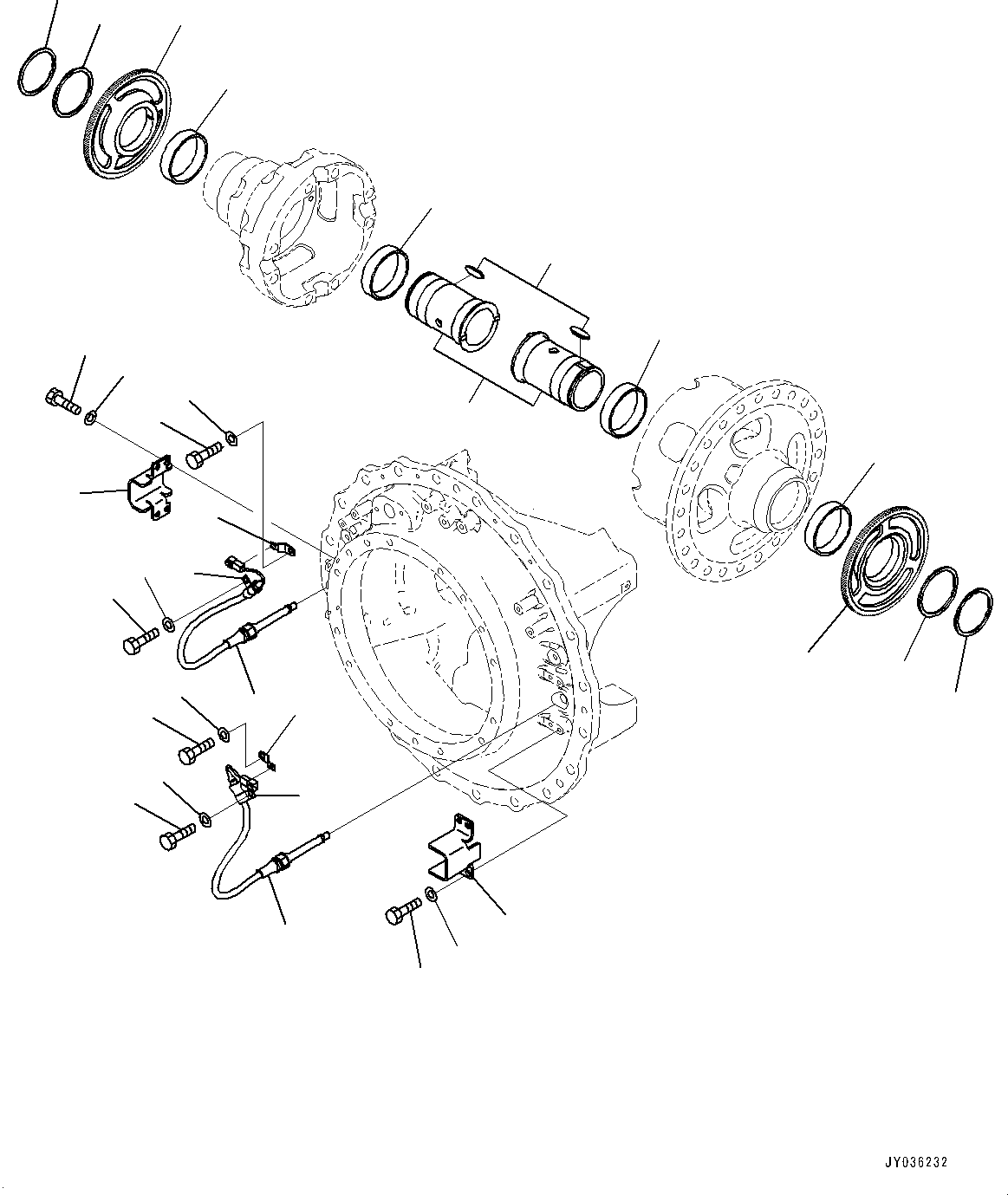 Фланец 562-22-51930 KOMATSU