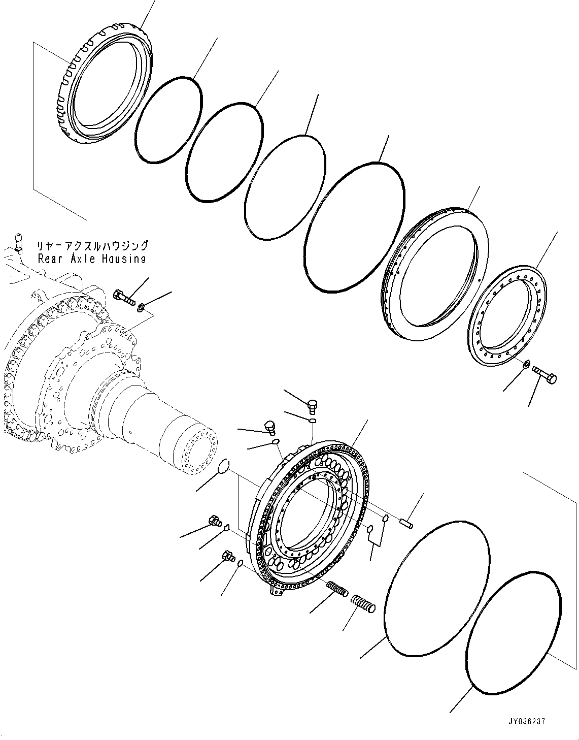 Cylinder, Service 562-33-51110 KOMATSU