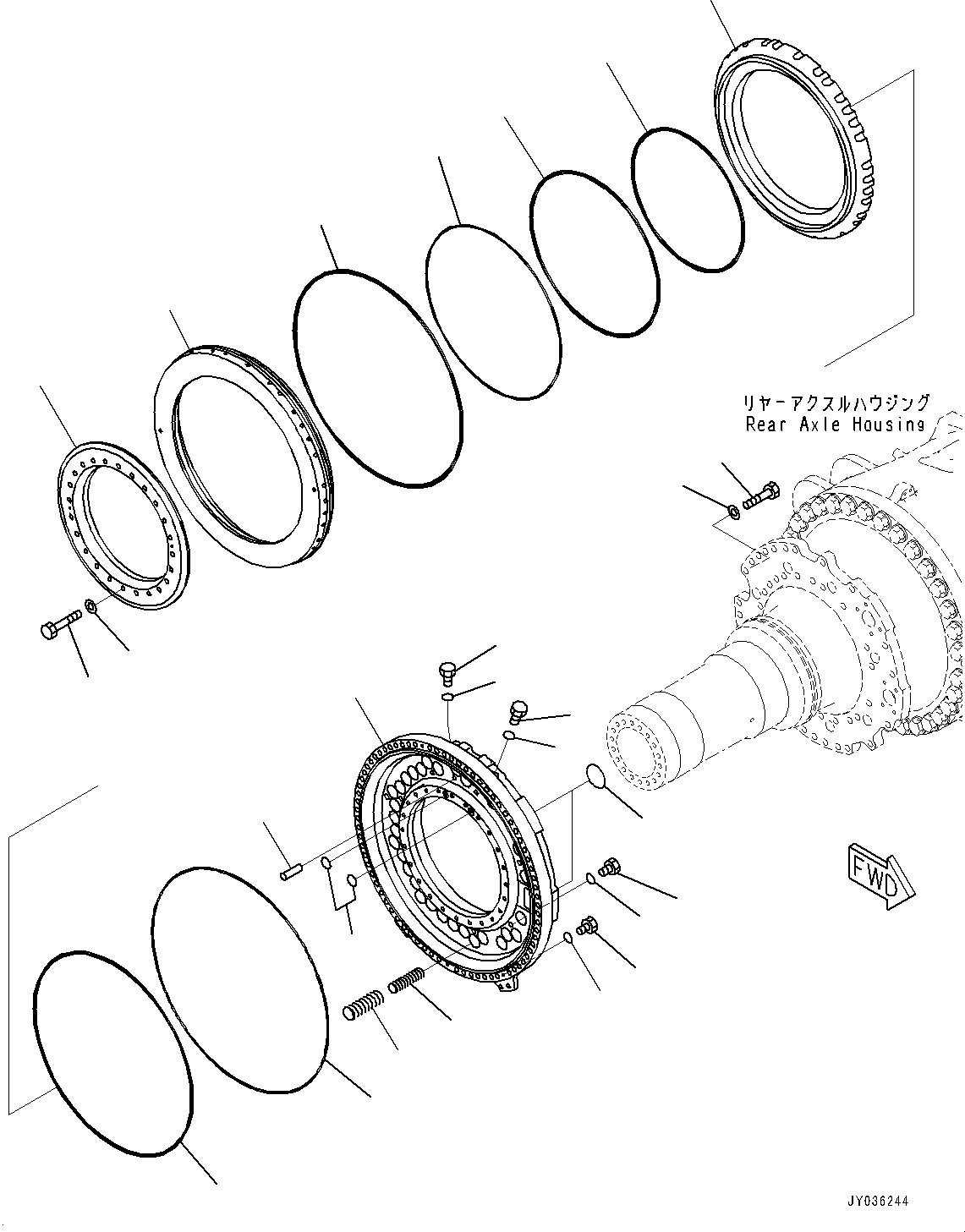 Cylinder, Service 562-33-55110 KOMATSU