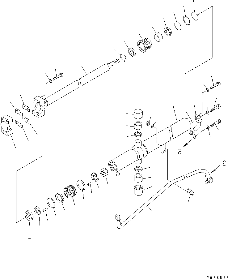 Цилиндр в сборе 14X-63-01063 KOMATSU