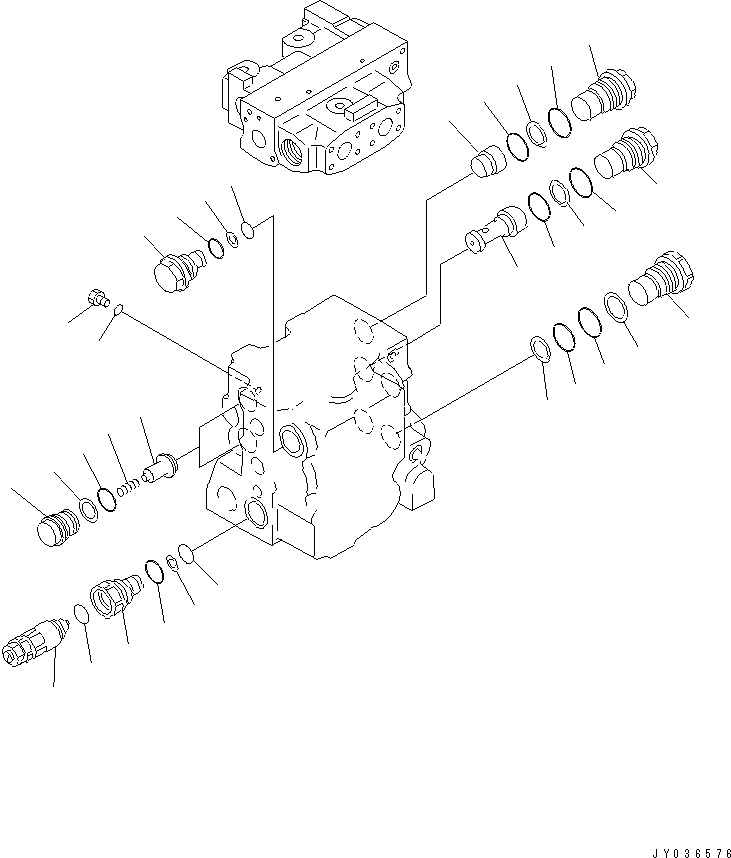 Управляющий клапан (723-63-12301) KOMATSU