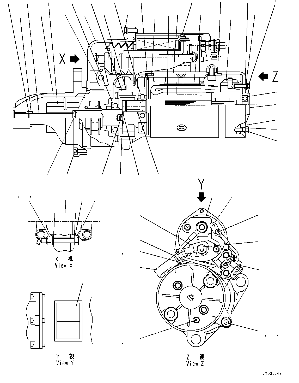 Starting Motor 600-813-7642 KOMATSU