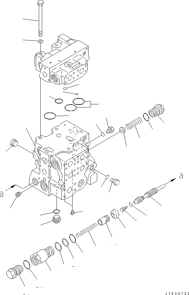 Управляющий клапан 723-63-12301 KOMATSU