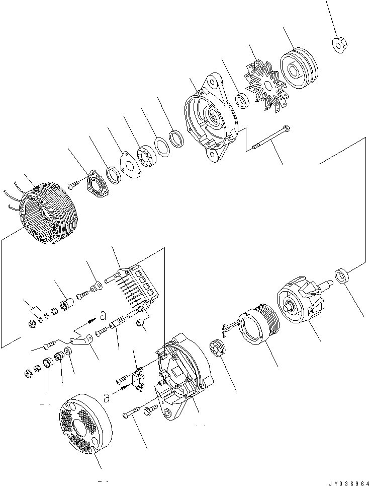 Упорное кольцо KD0-35943-0134 KOMATSU