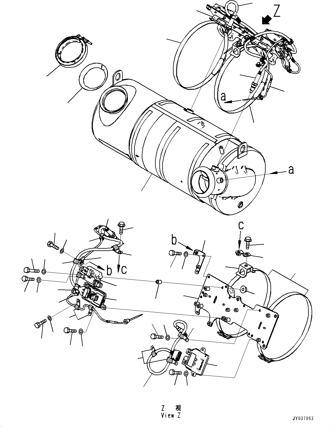 SCR Assembly 6544-01-0190 KOMATSU