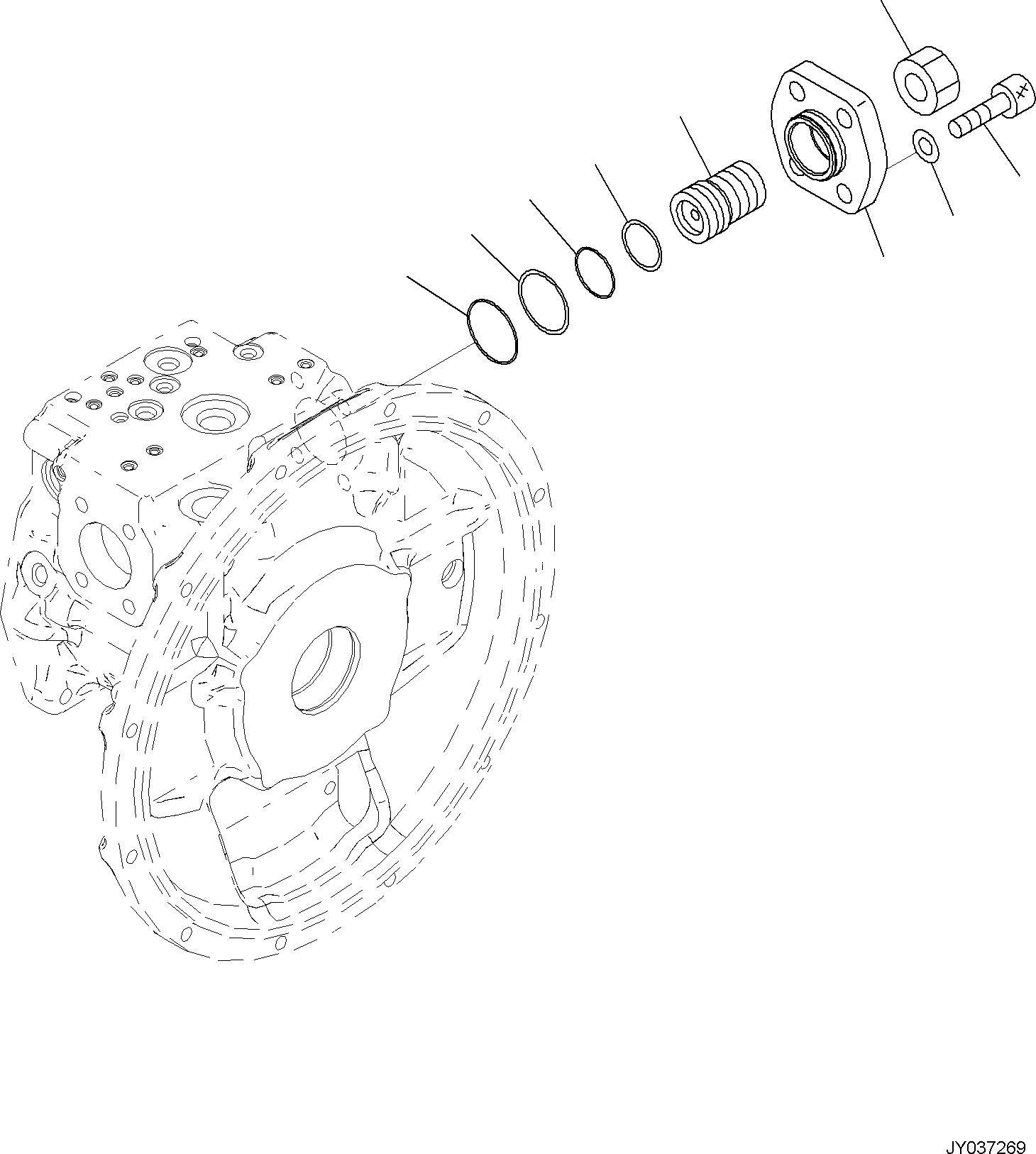 PUMP, SUBASSEMBLY (708-1L-01150) KOMATSU