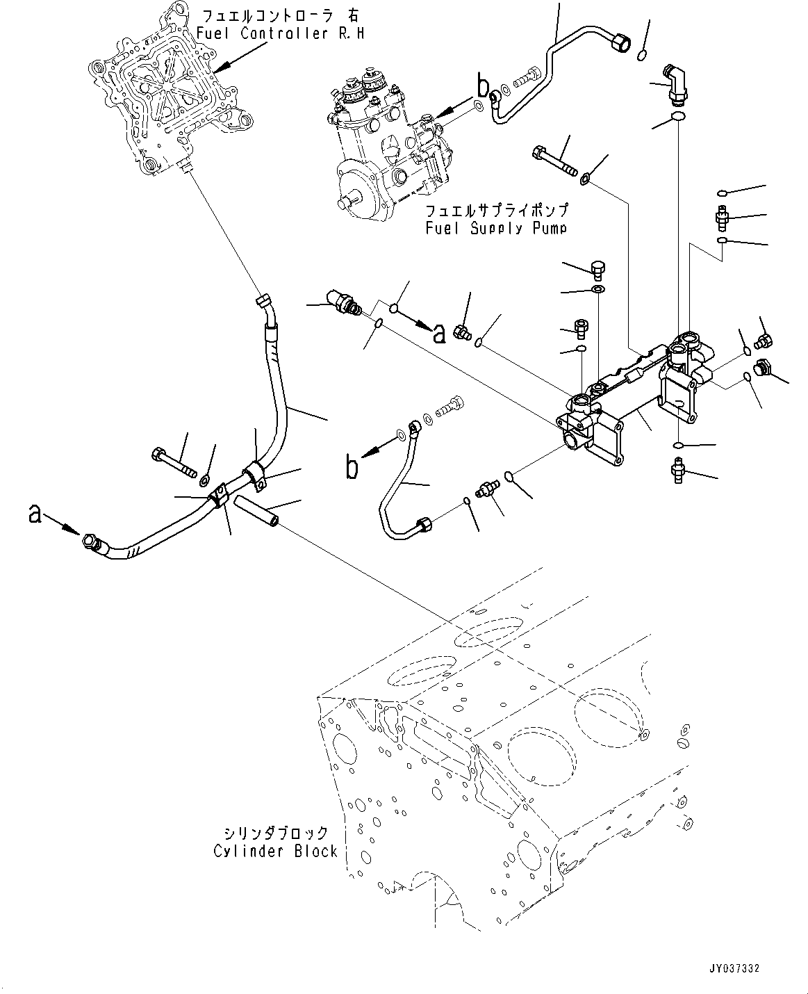Шланг с торцевым уплотнением 02764-G0409 KOMATSU