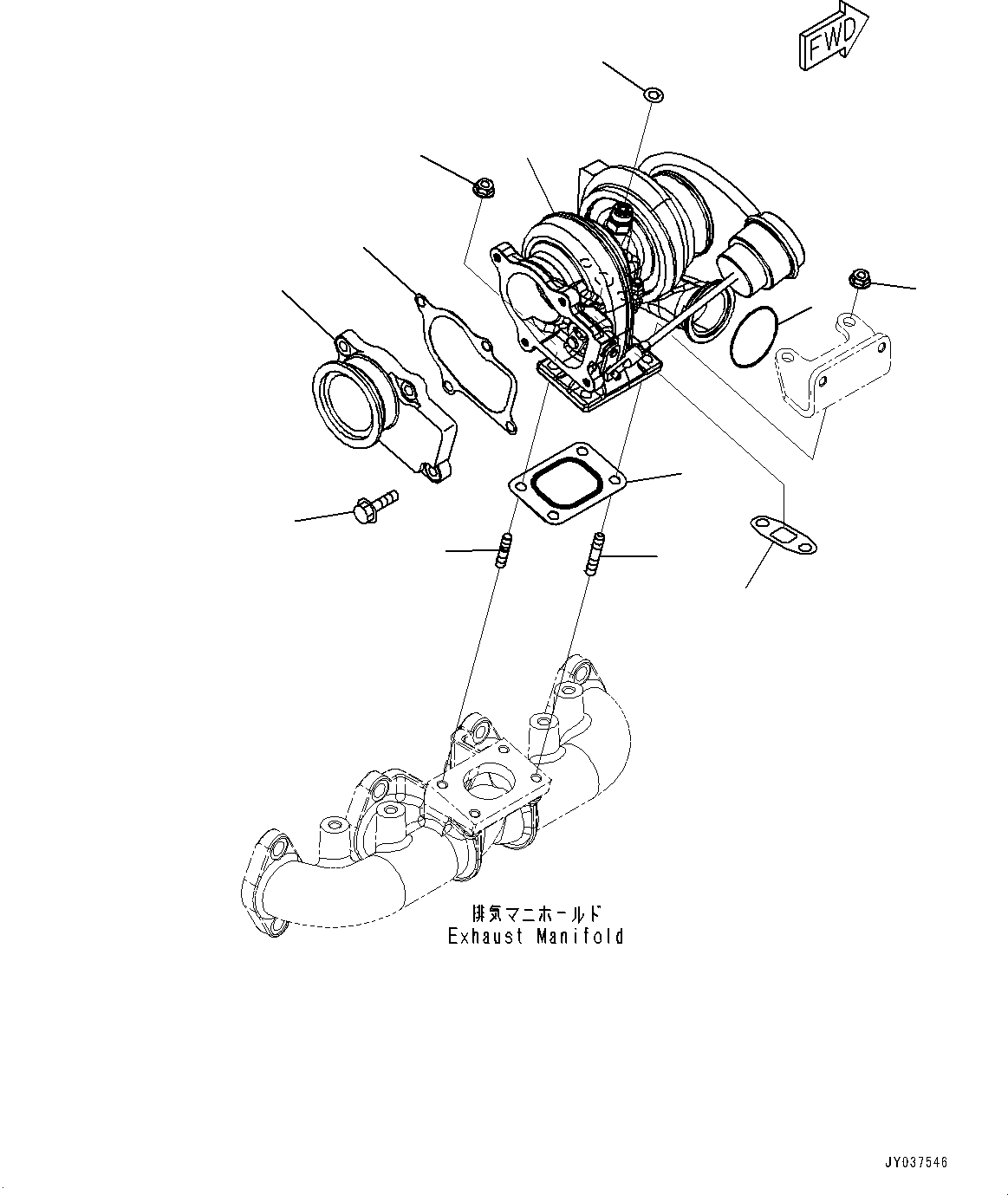 Turbocharger Kit 6751-81-8470 KOMATSU