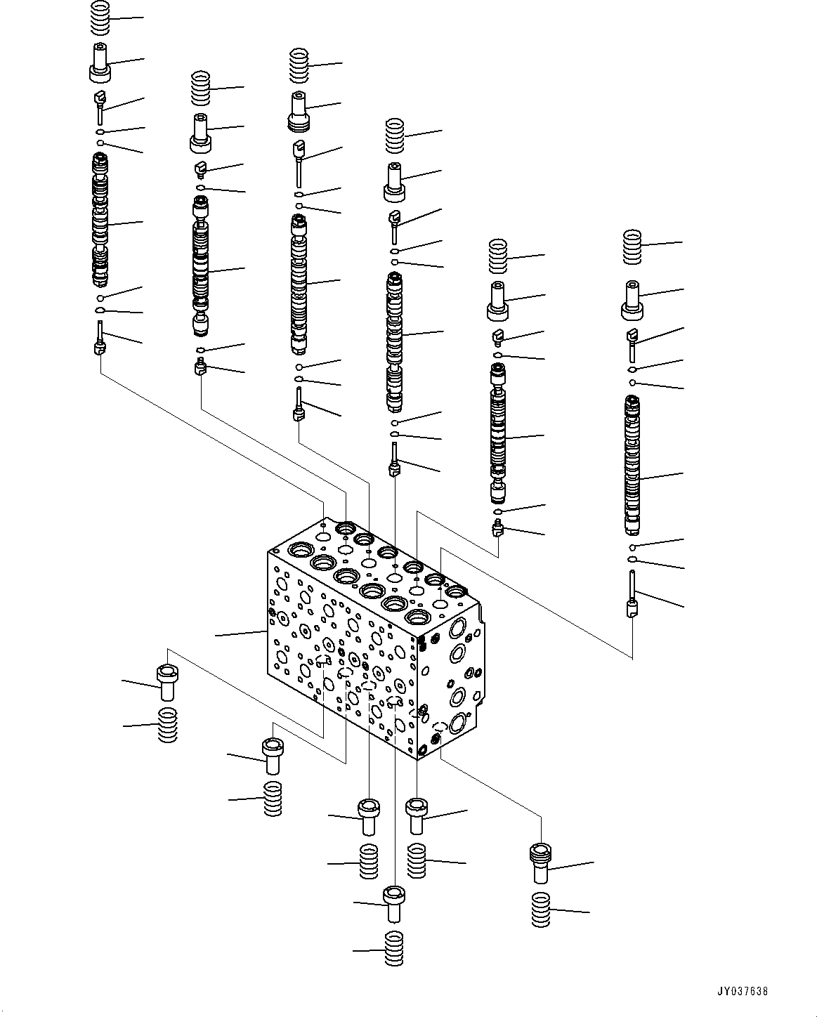 Valve Assembly, Control, With Tool Control 723-46-30200 KOMATSU