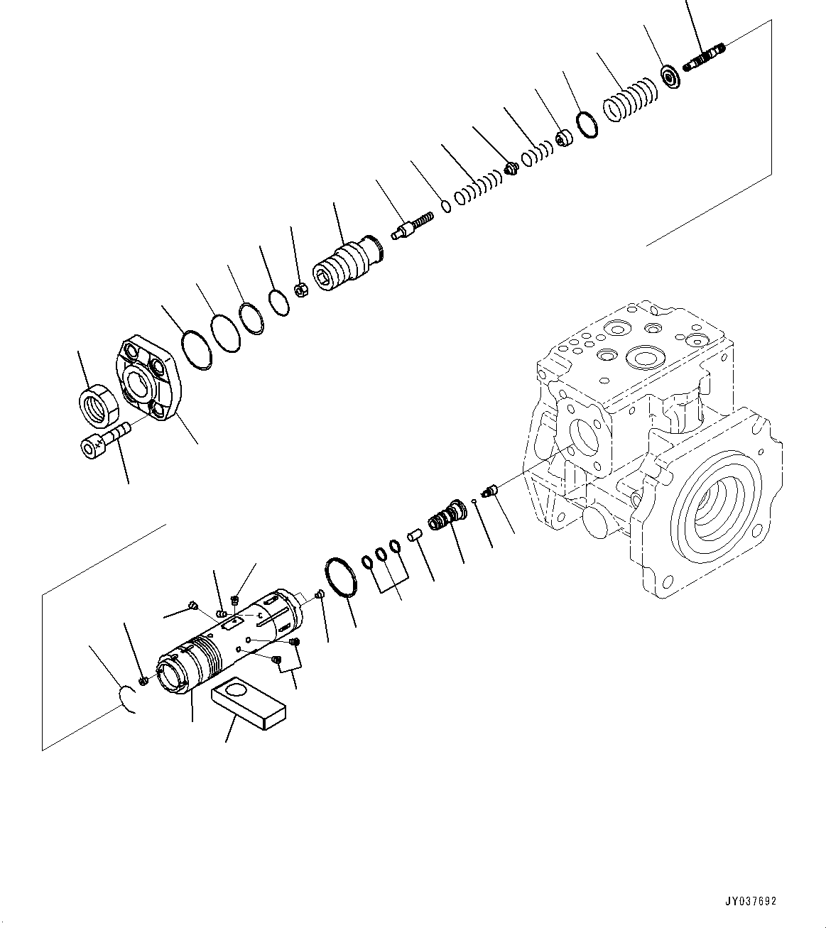 Клапан в сборе (708-1L-03180) KOMATSU