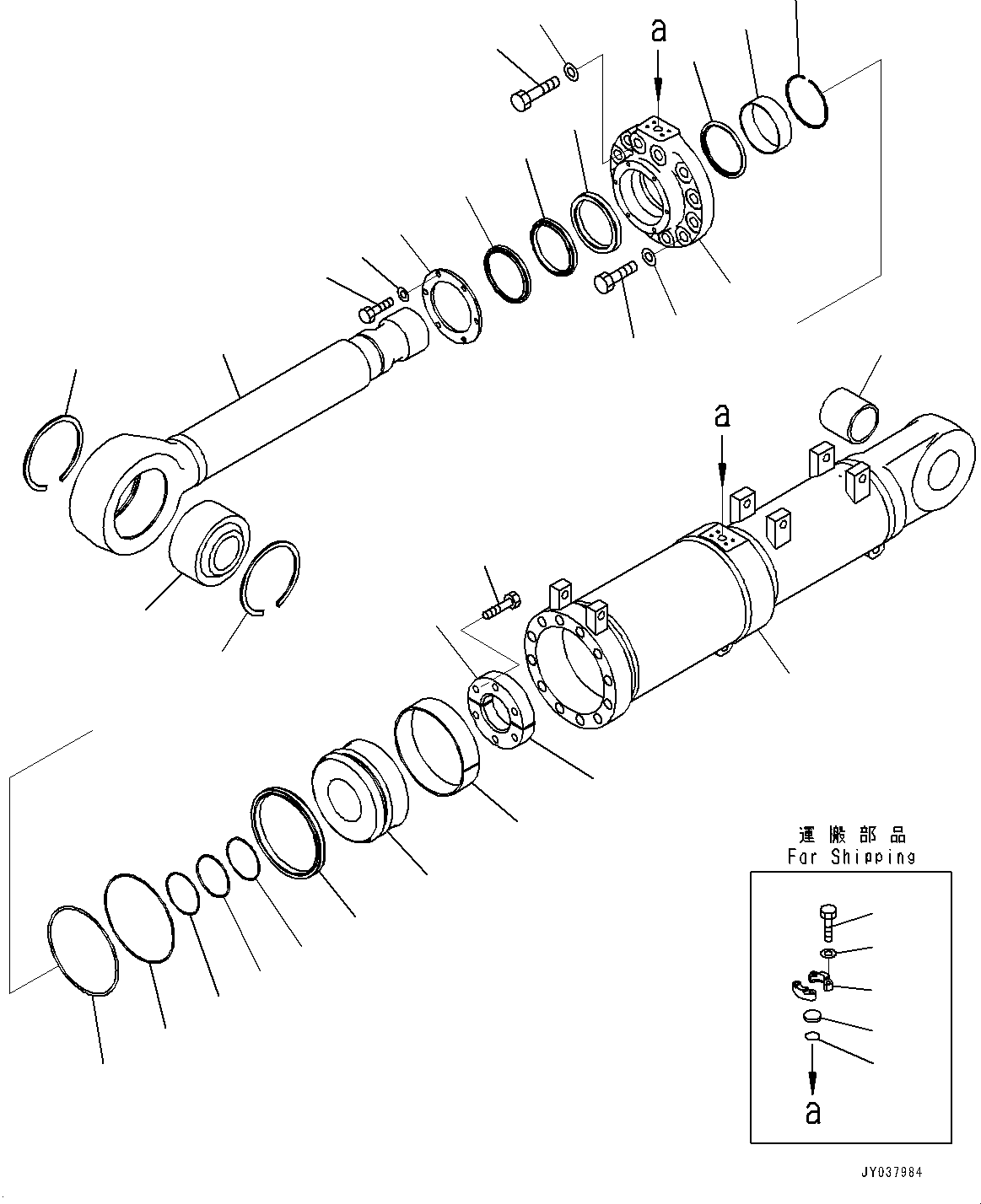 Цилиндр 707-13-20671 KOMATSU