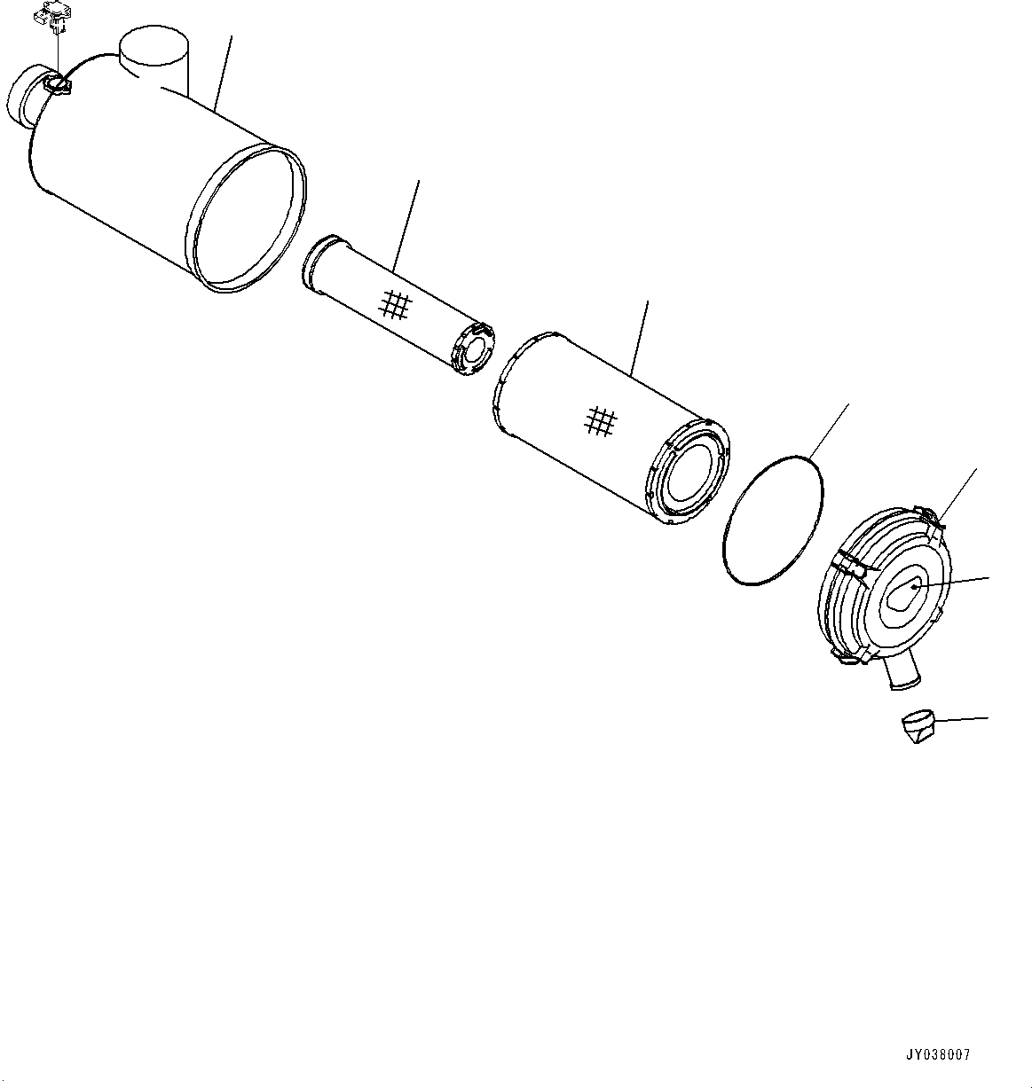 Air Cleaner 6755-81-7601 KOMATSU