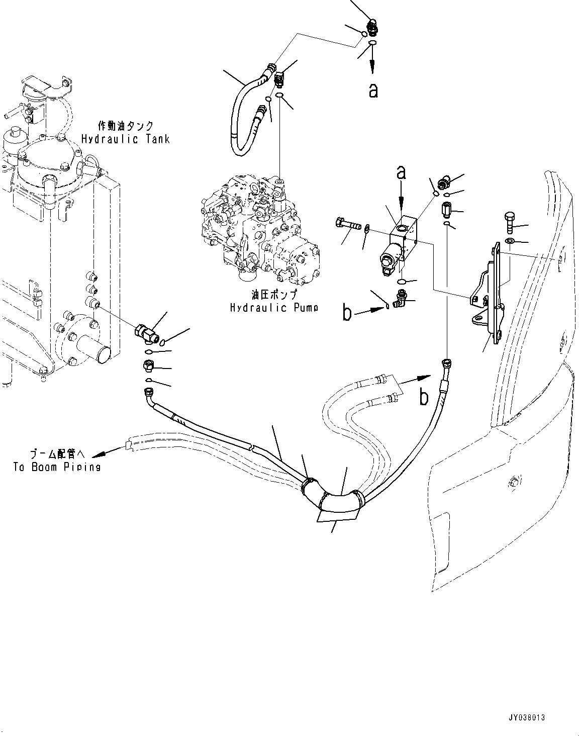 Шланг в сборе 22F-62-52270 KOMATSU