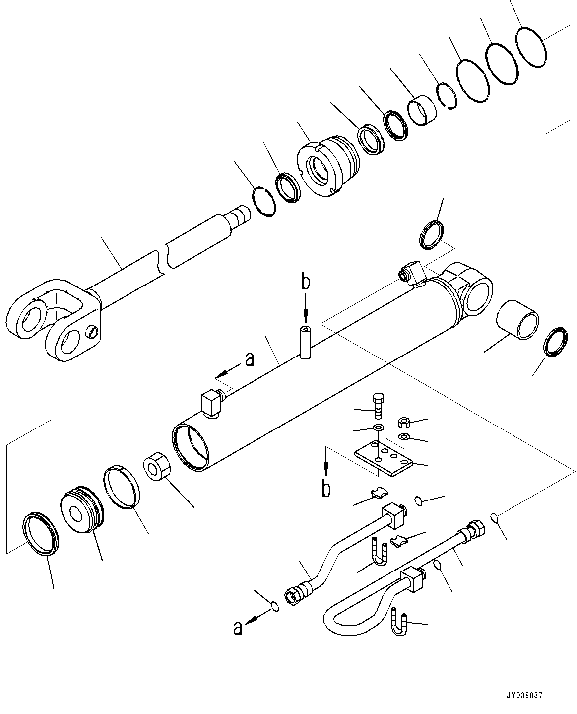 Цилиндр 707-11-10F82 KOMATSU