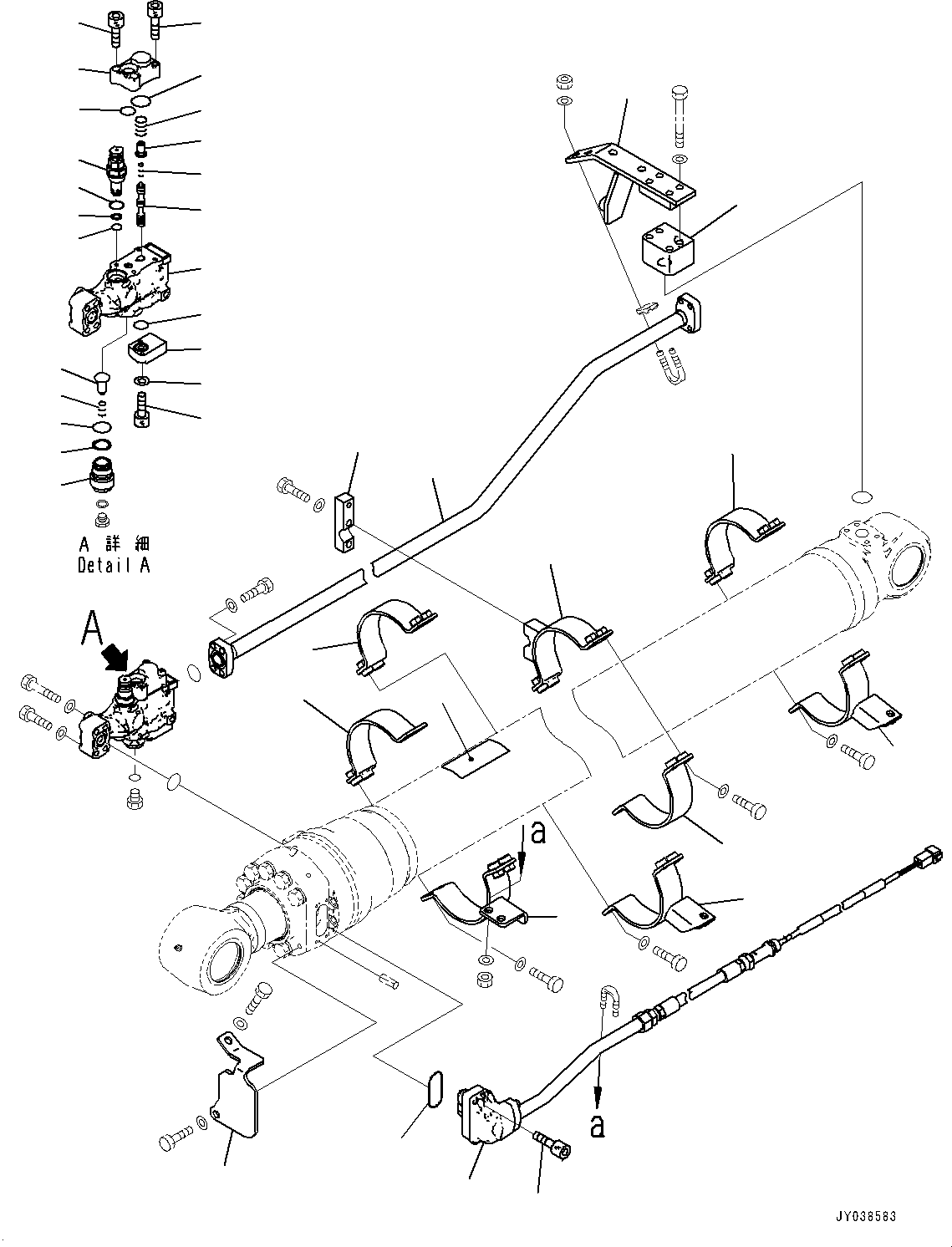 Трубка 707-86-19020 KOMATSU