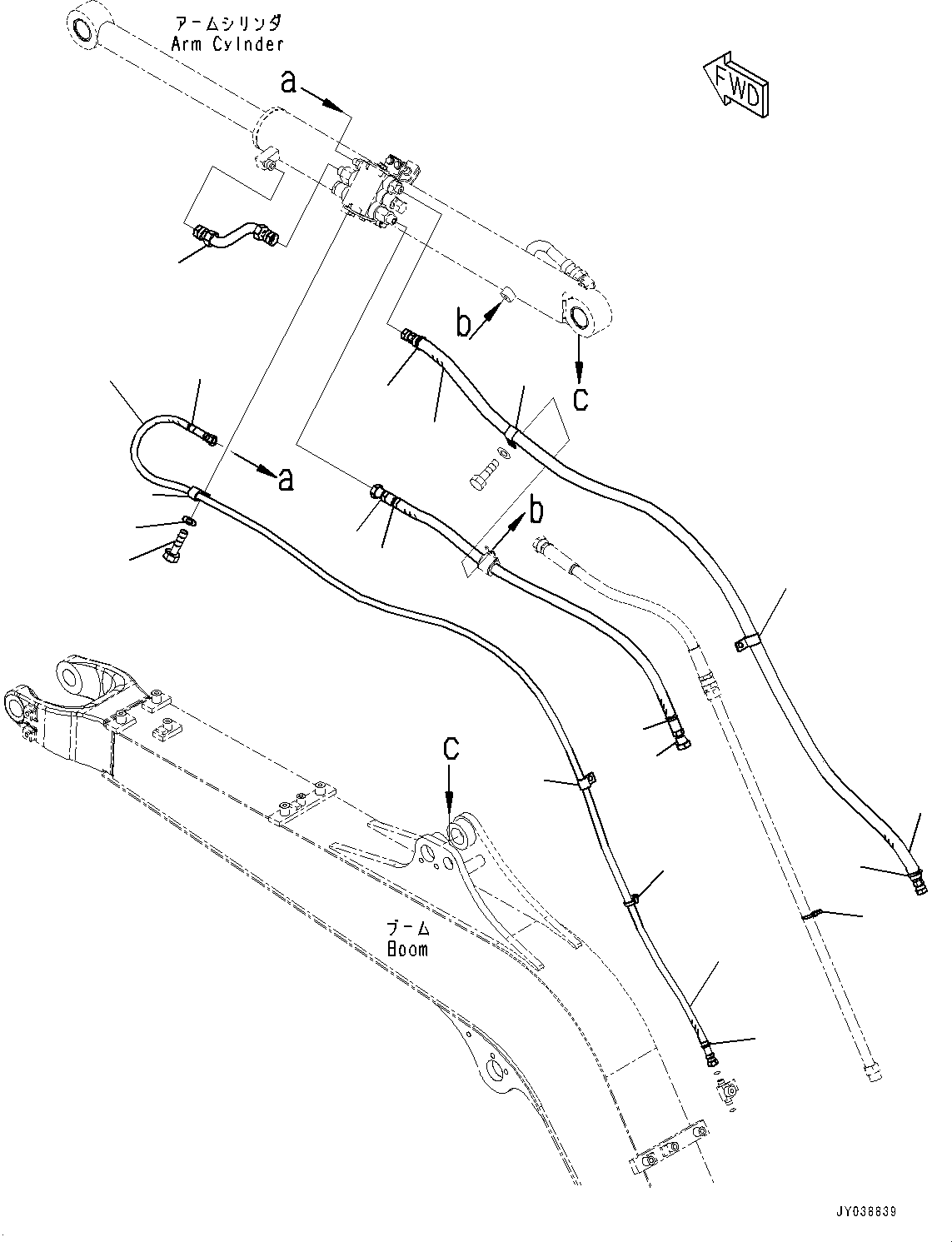 HOSE, ASSEMBLY 22N-62-33141 KOMATSU