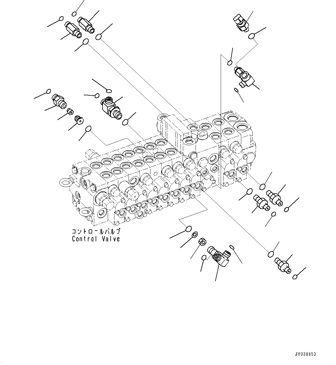 Клапан в сборе 14S-60-21230 KOMATSU